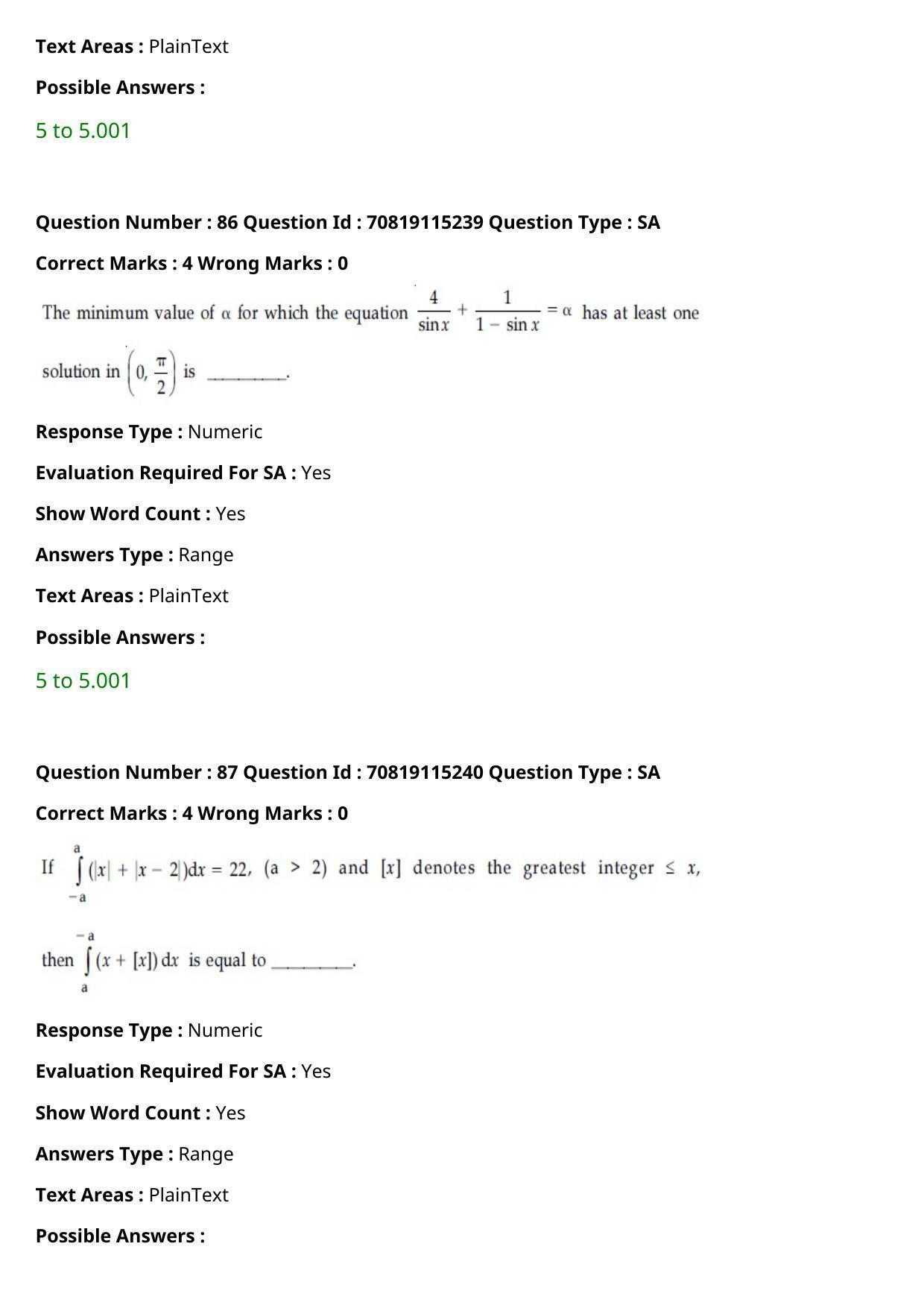 JEE Mains 2021: BTech English (Shift 1) 24-02-2021 Question Paper - Page 51