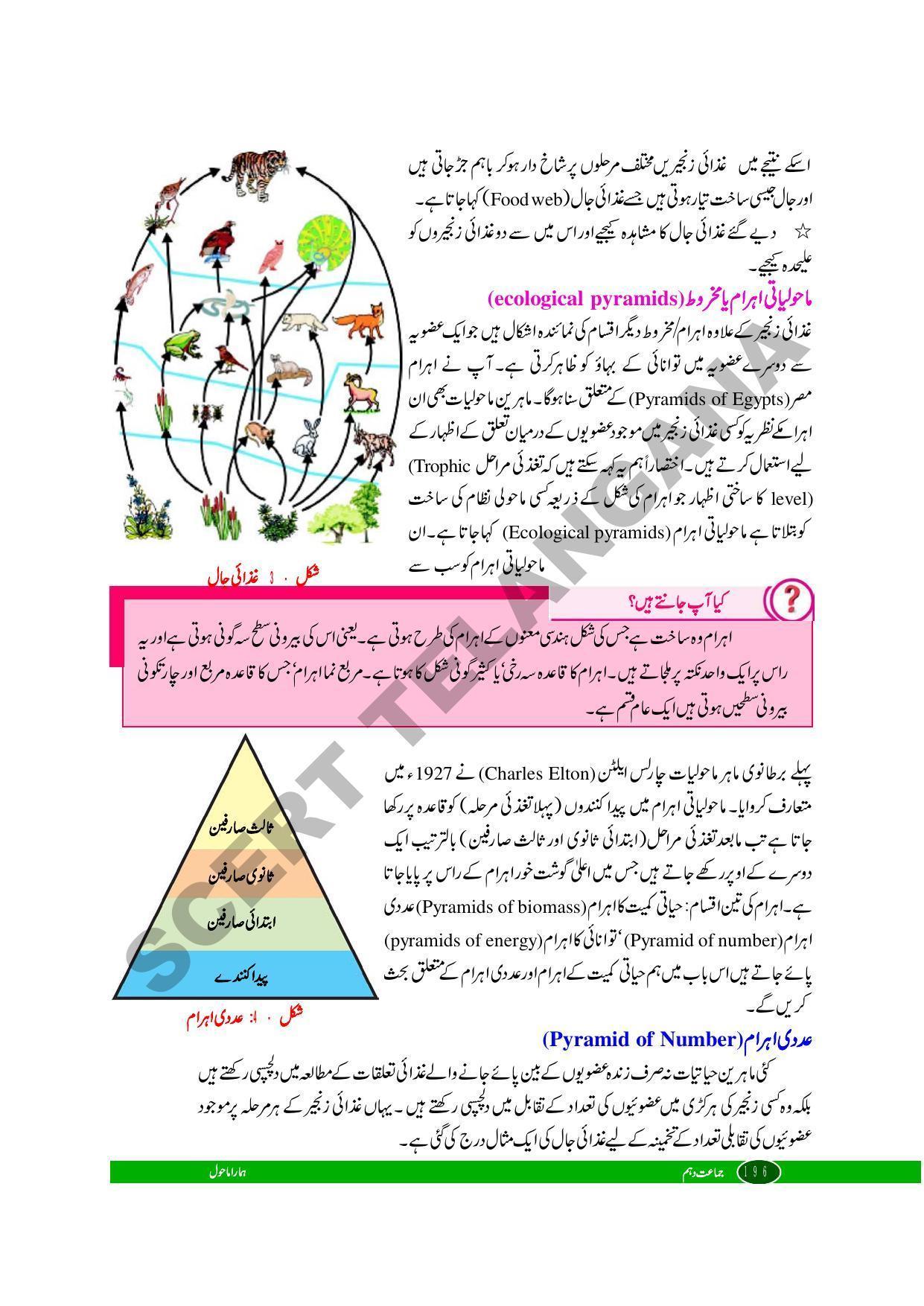 TS SCERT Class 10 Biological Science (Urdu Medium) Text Book - Page 102