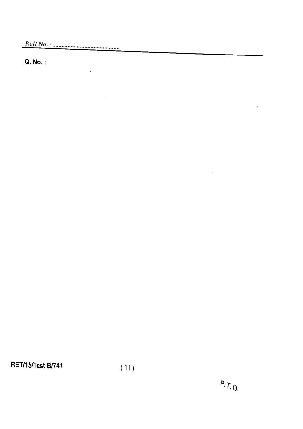 BHU RET AGRONOMY 2015 Question Paper - Page 13
