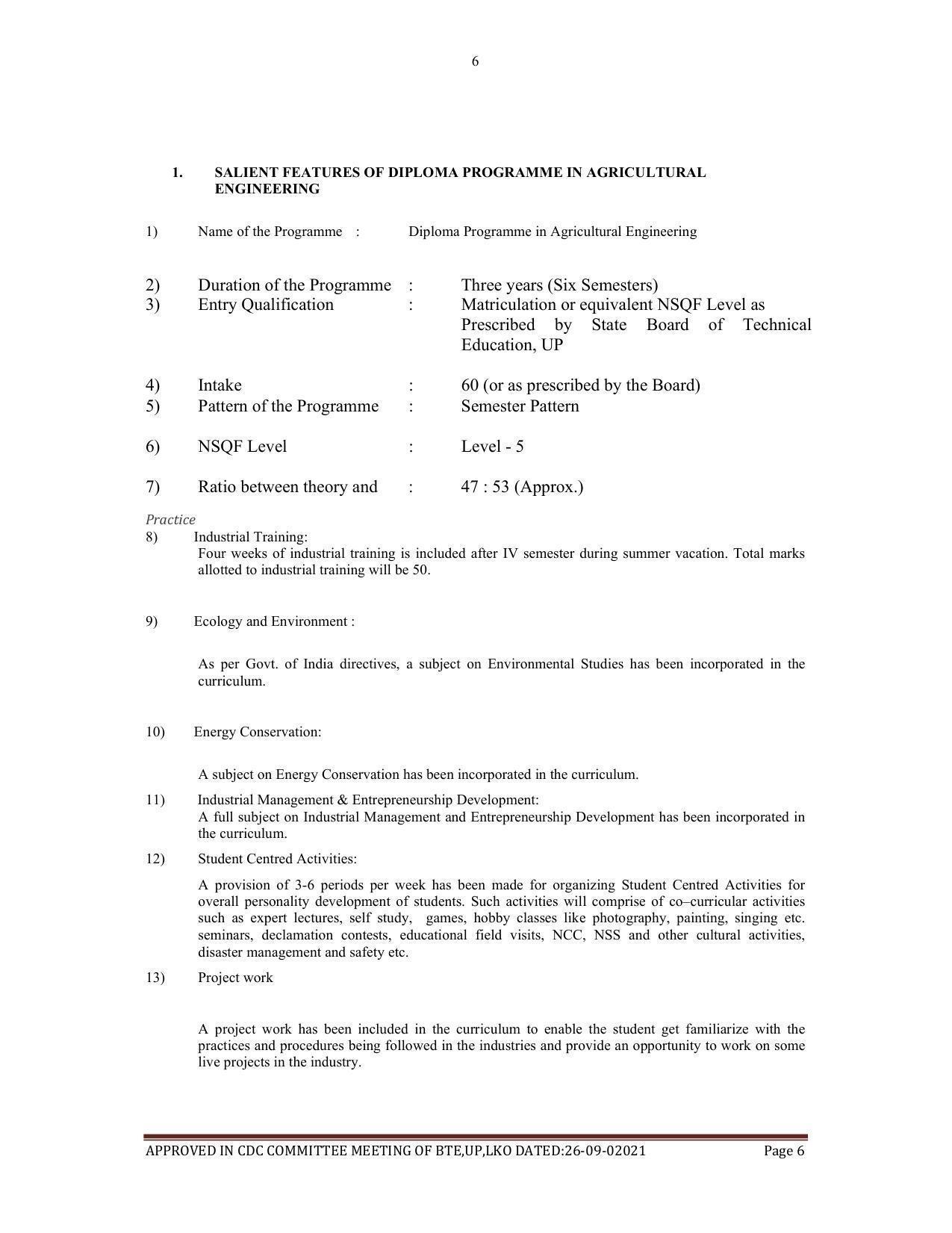SYLLABUS FOR SEMESTER SYSTEM EFFECTIVE FROM (2021-2022) - AGRICULTURAL_ENGINEERING - Page 6