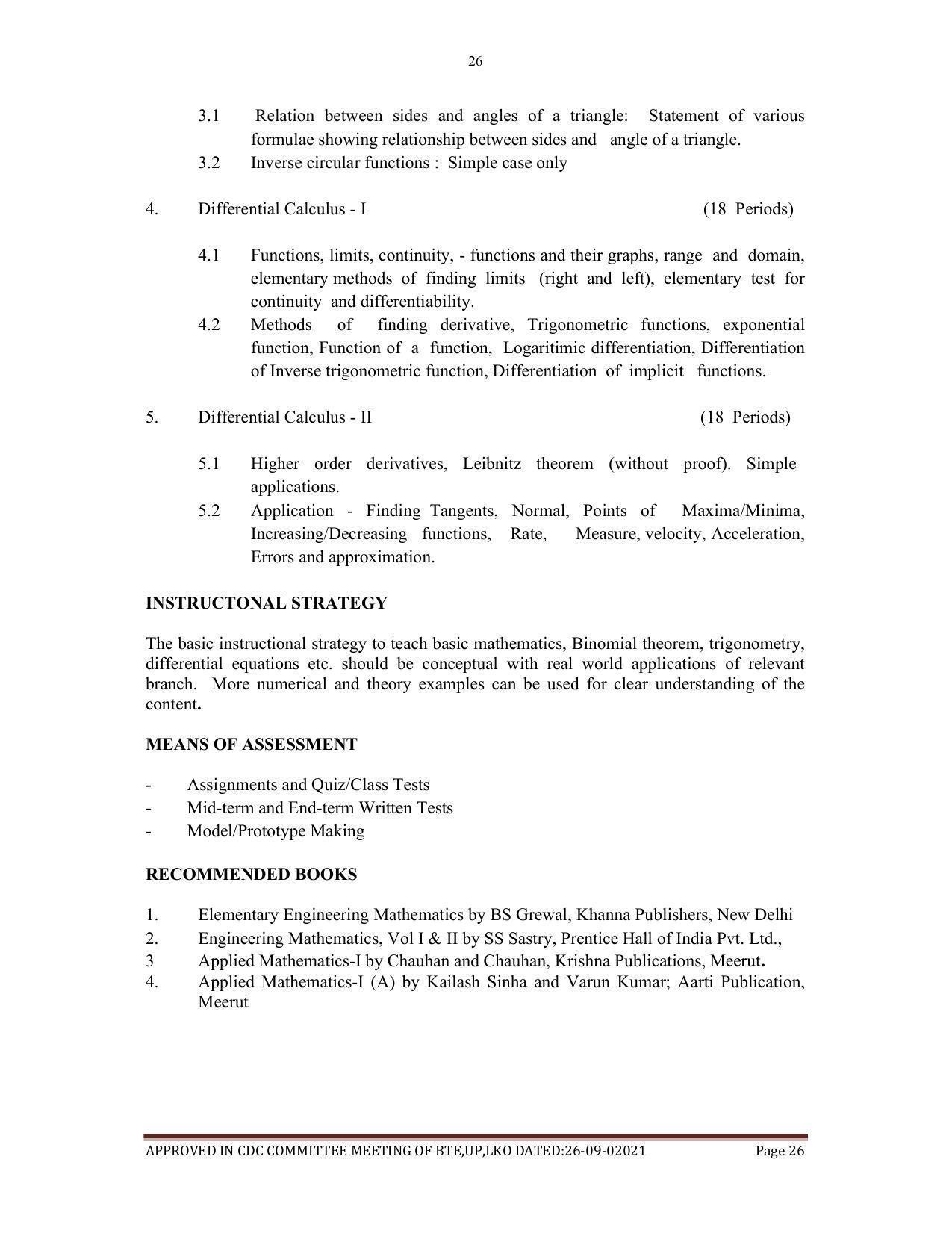 SYLLABUS FOR SEMESTER SYSTEM EFFECTIVE FROM (2021-2022) - AGRICULTURAL_ENGINEERING - Page 26