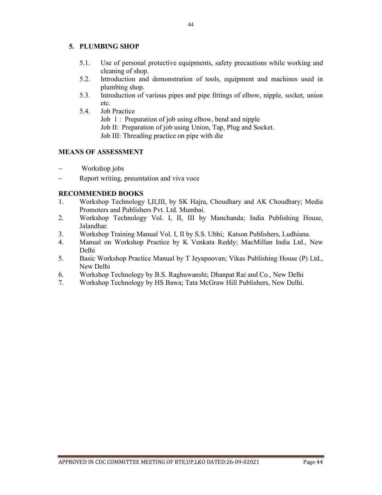 SYLLABUS FOR SEMESTER SYSTEM EFFECTIVE FROM (2021-2022) - AGRICULTURAL_ENGINEERING - Page 44