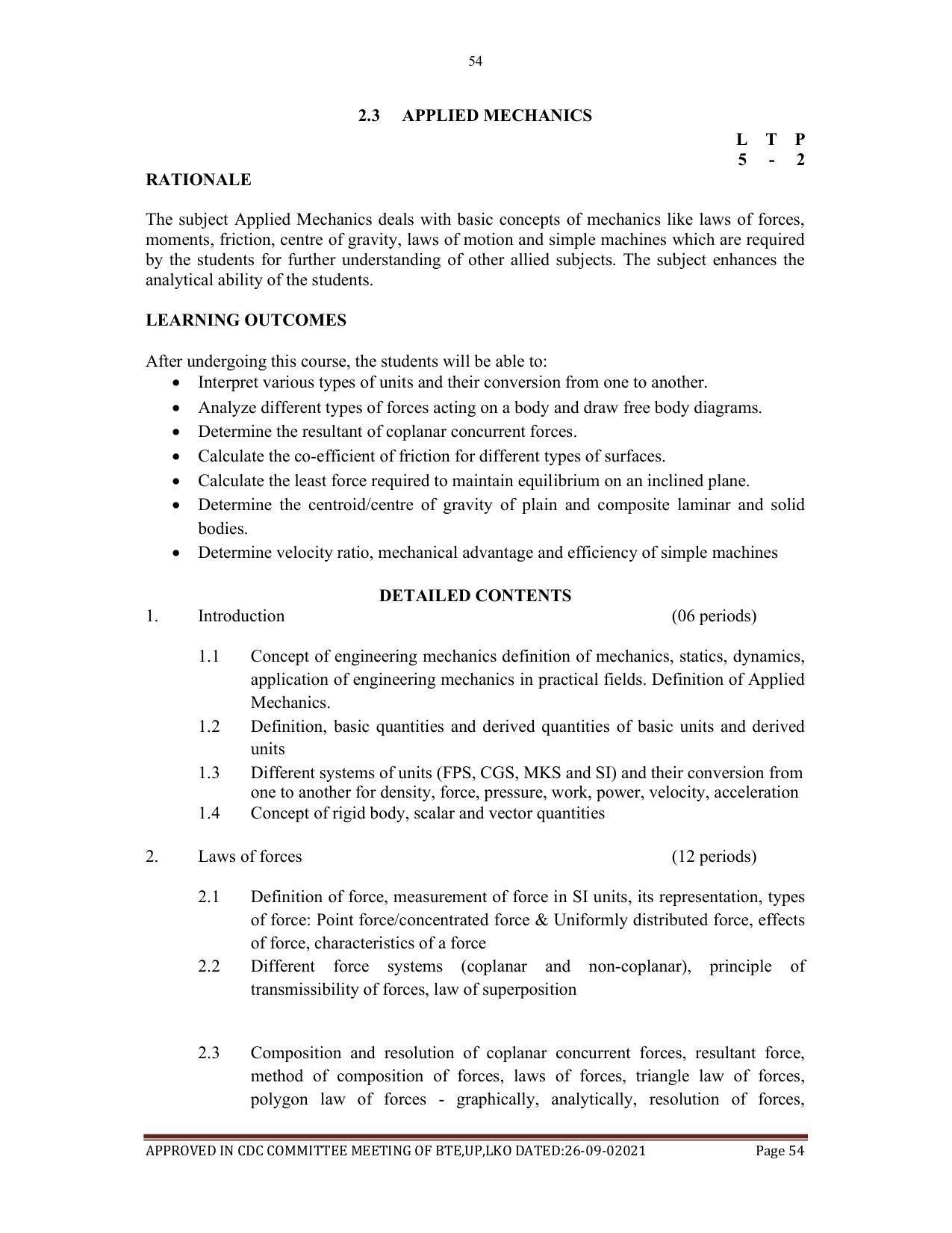 SYLLABUS FOR SEMESTER SYSTEM EFFECTIVE FROM (2021-2022) - AGRICULTURAL_ENGINEERING - Page 54