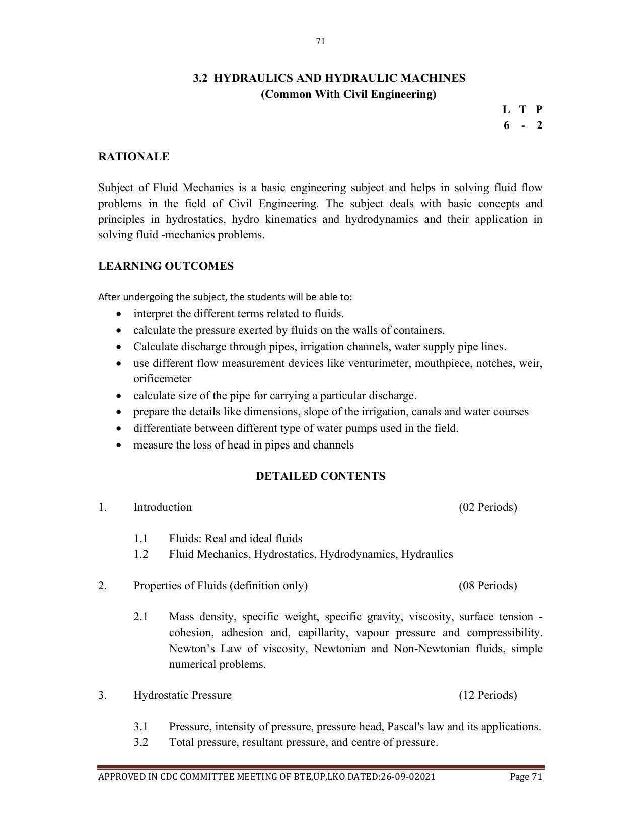SYLLABUS FOR SEMESTER SYSTEM EFFECTIVE FROM (2021-2022) - AGRICULTURAL_ENGINEERING - Page 71