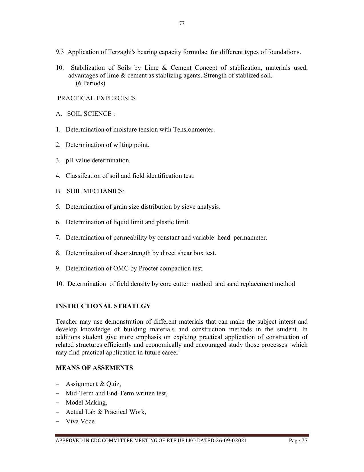 SYLLABUS FOR SEMESTER SYSTEM EFFECTIVE FROM (2021-2022) - AGRICULTURAL_ENGINEERING - Page 77