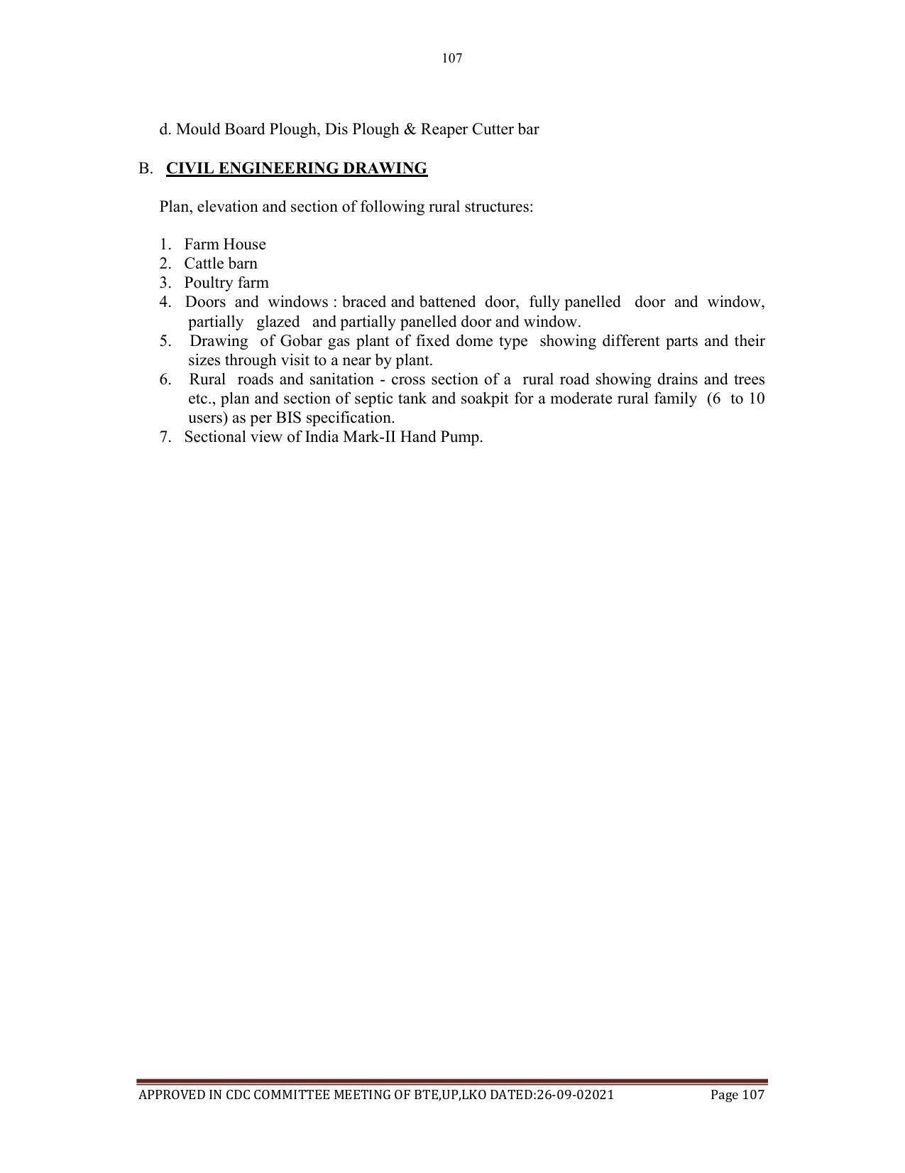 SYLLABUS FOR SEMESTER SYSTEM EFFECTIVE FROM (2021-2022) - AGRICULTURAL_ENGINEERING - Page 107