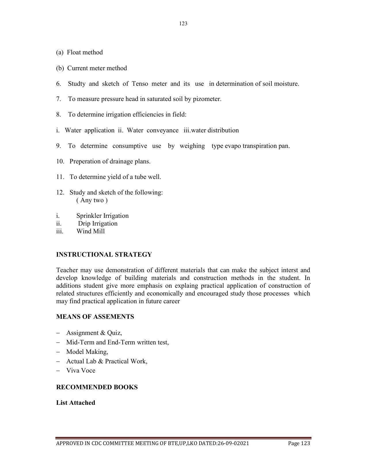 SYLLABUS FOR SEMESTER SYSTEM EFFECTIVE FROM (2021-2022) - AGRICULTURAL_ENGINEERING - Page 123