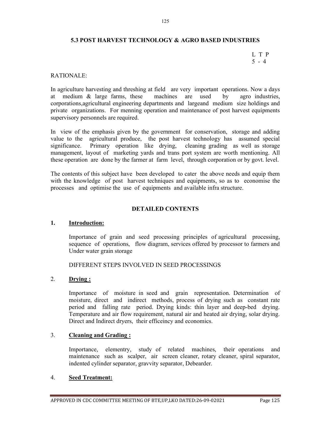 SYLLABUS FOR SEMESTER SYSTEM EFFECTIVE FROM (2021-2022) - AGRICULTURAL_ENGINEERING - Page 125
