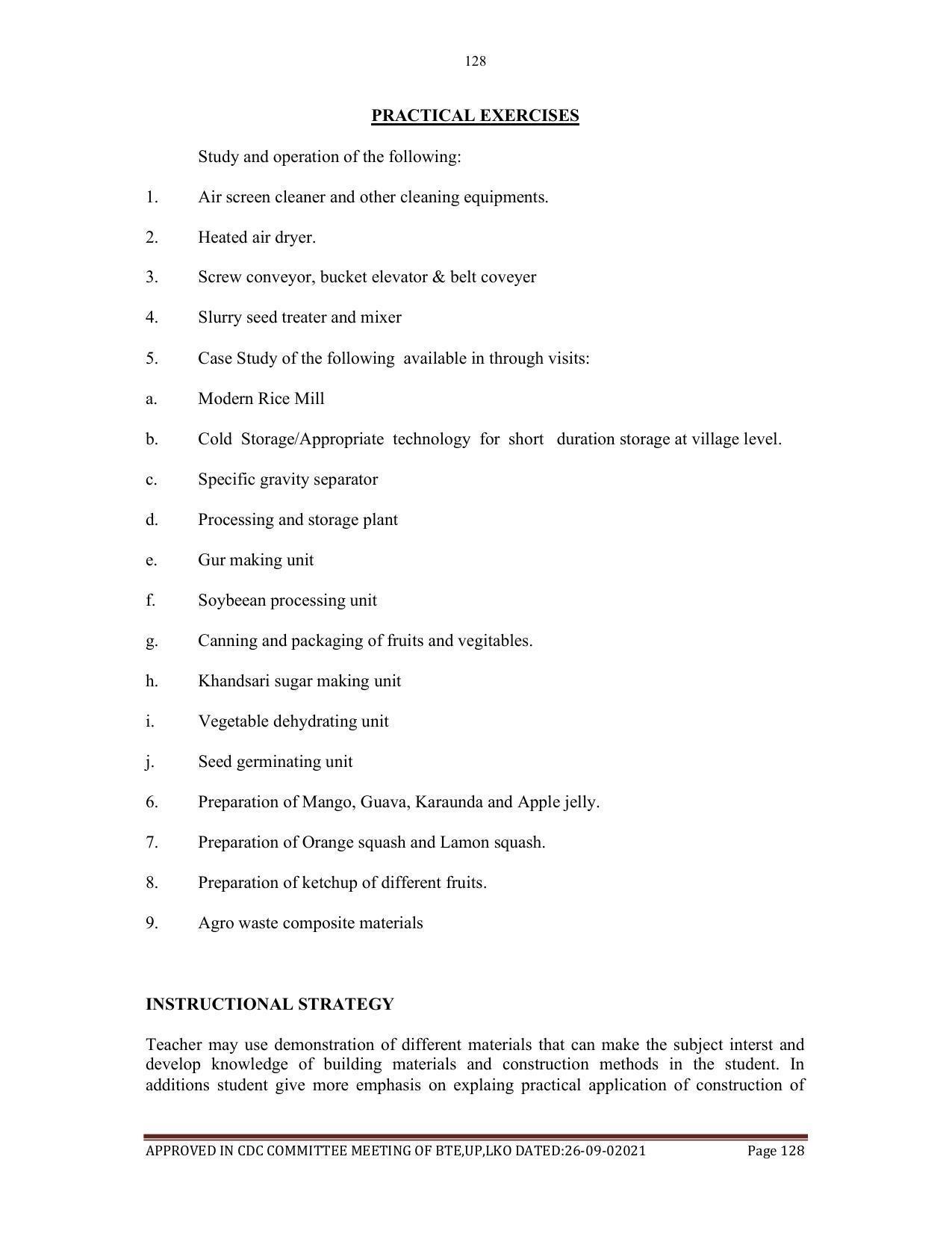 SYLLABUS FOR SEMESTER SYSTEM EFFECTIVE FROM (2021-2022) - AGRICULTURAL_ENGINEERING - Page 128