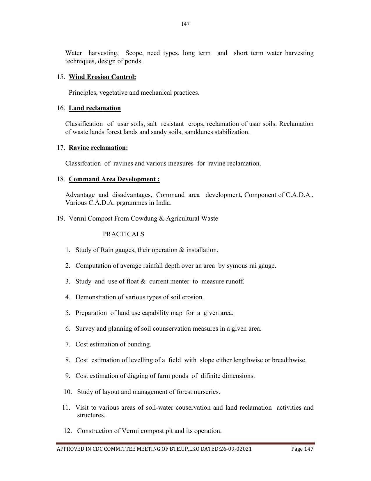 SYLLABUS FOR SEMESTER SYSTEM EFFECTIVE FROM (2021-2022) - AGRICULTURAL_ENGINEERING - Page 147