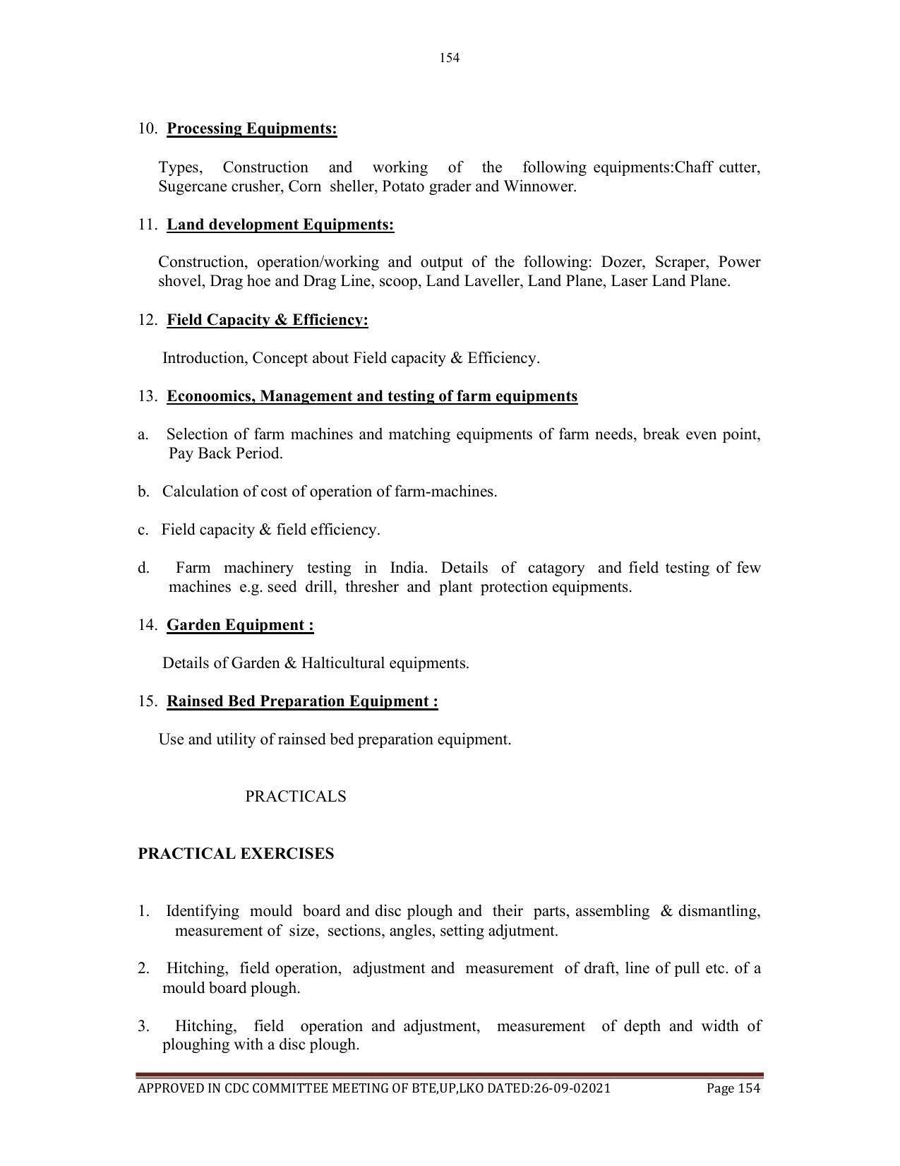 SYLLABUS FOR SEMESTER SYSTEM EFFECTIVE FROM (2021-2022) - AGRICULTURAL_ENGINEERING - Page 154