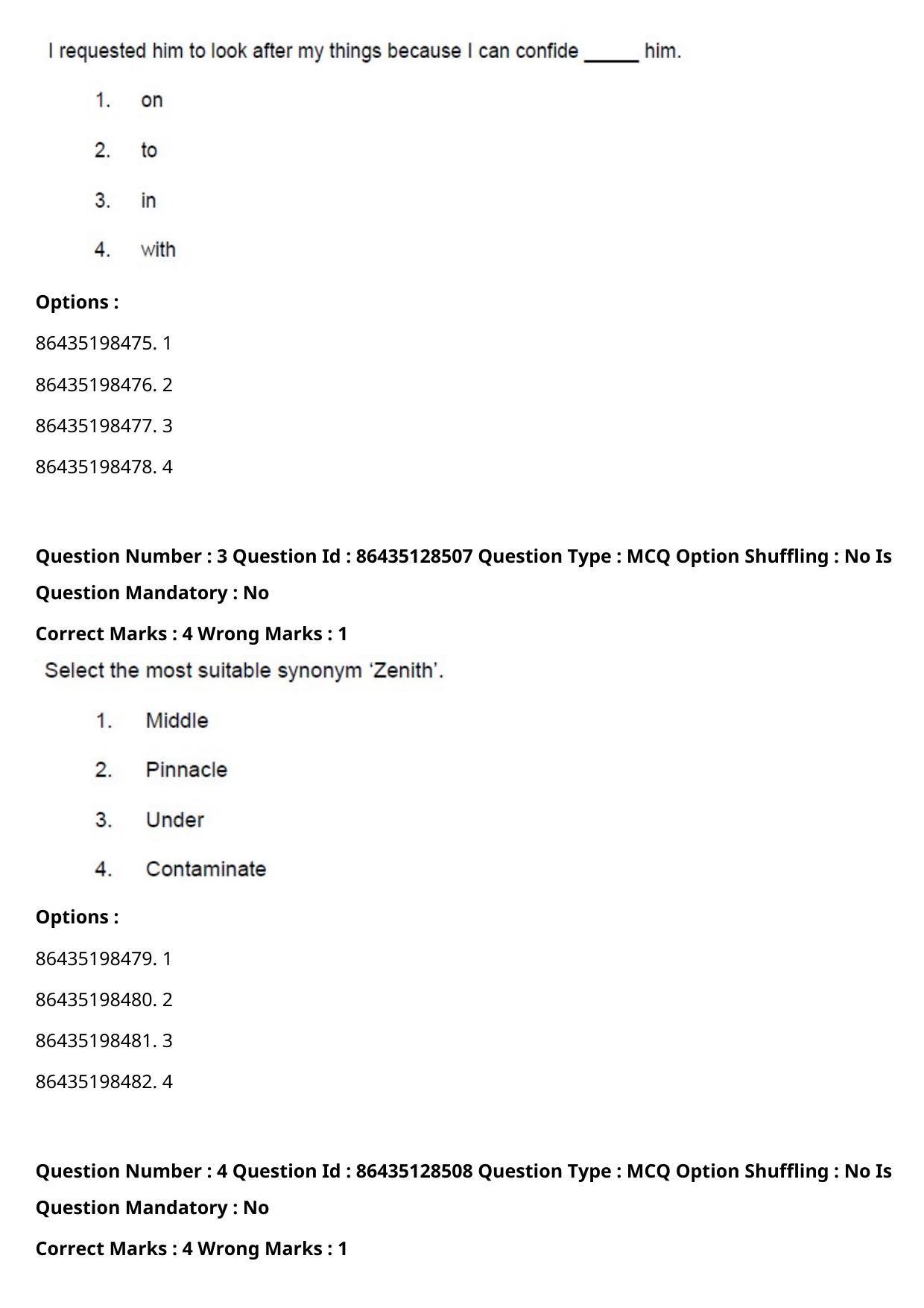 CUET PG 2021 PGQP44 Question Paper - Page 3