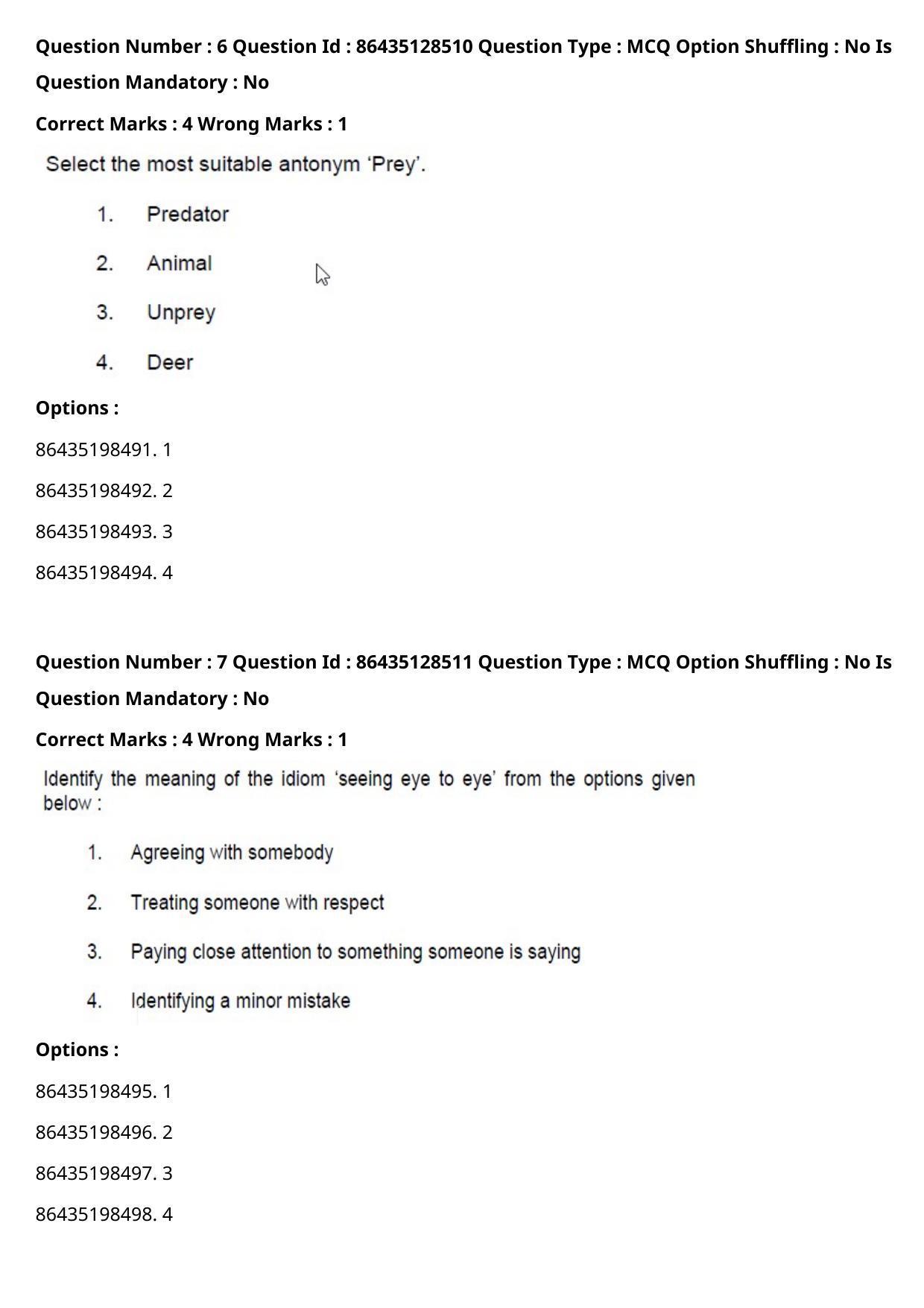 CUET PG 2021 PGQP44 Question Paper - Page 5