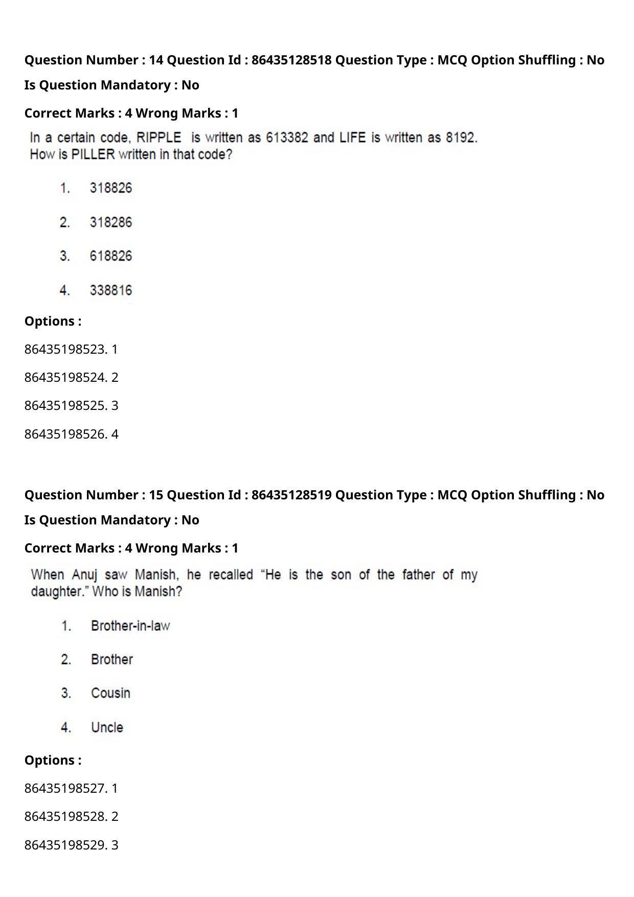 CUET PG 2021 PGQP44 Question Paper - Page 9
