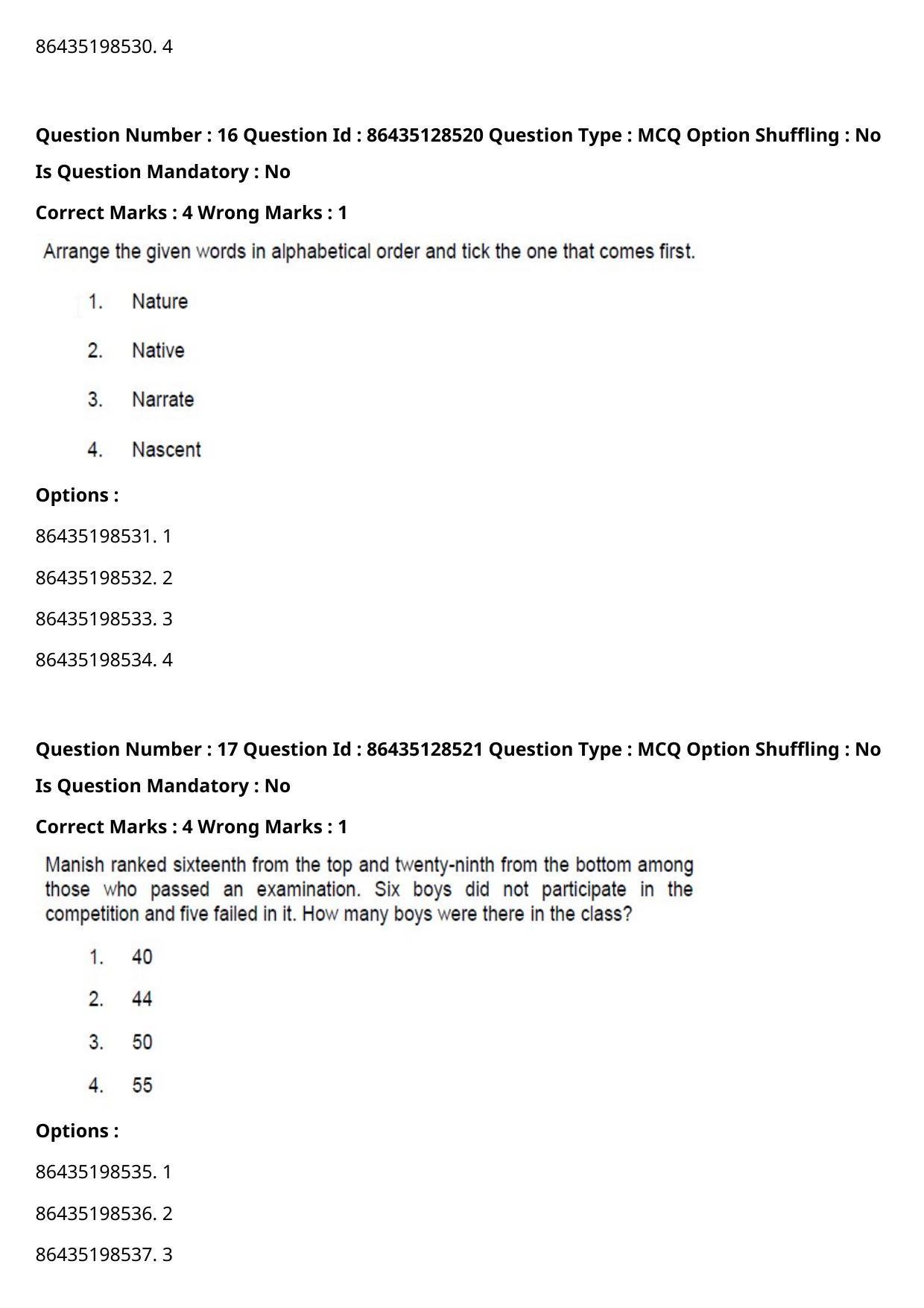 CUET PG 2021 PGQP44 Question Paper - Page 10