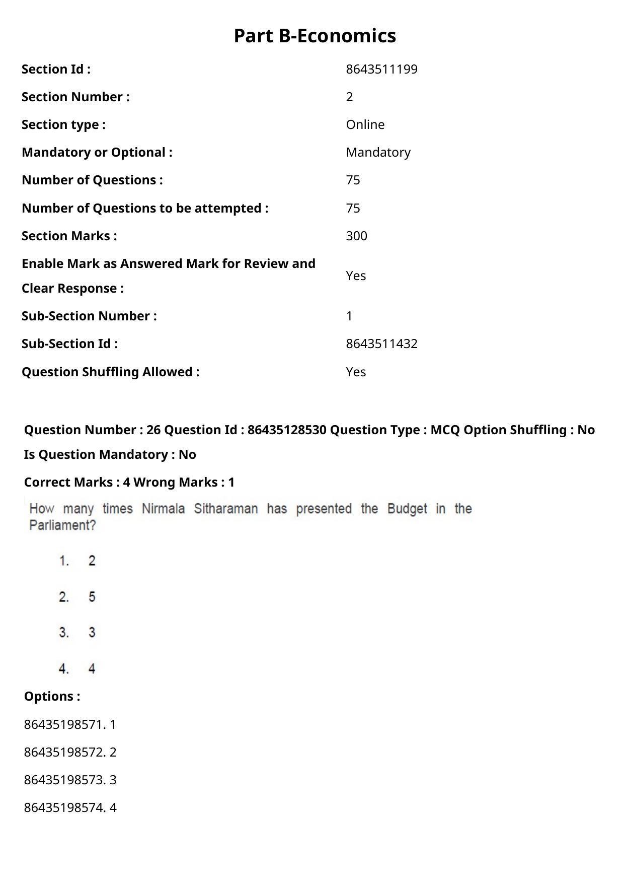 CUET PG 2021 PGQP44 Question Paper - Page 15