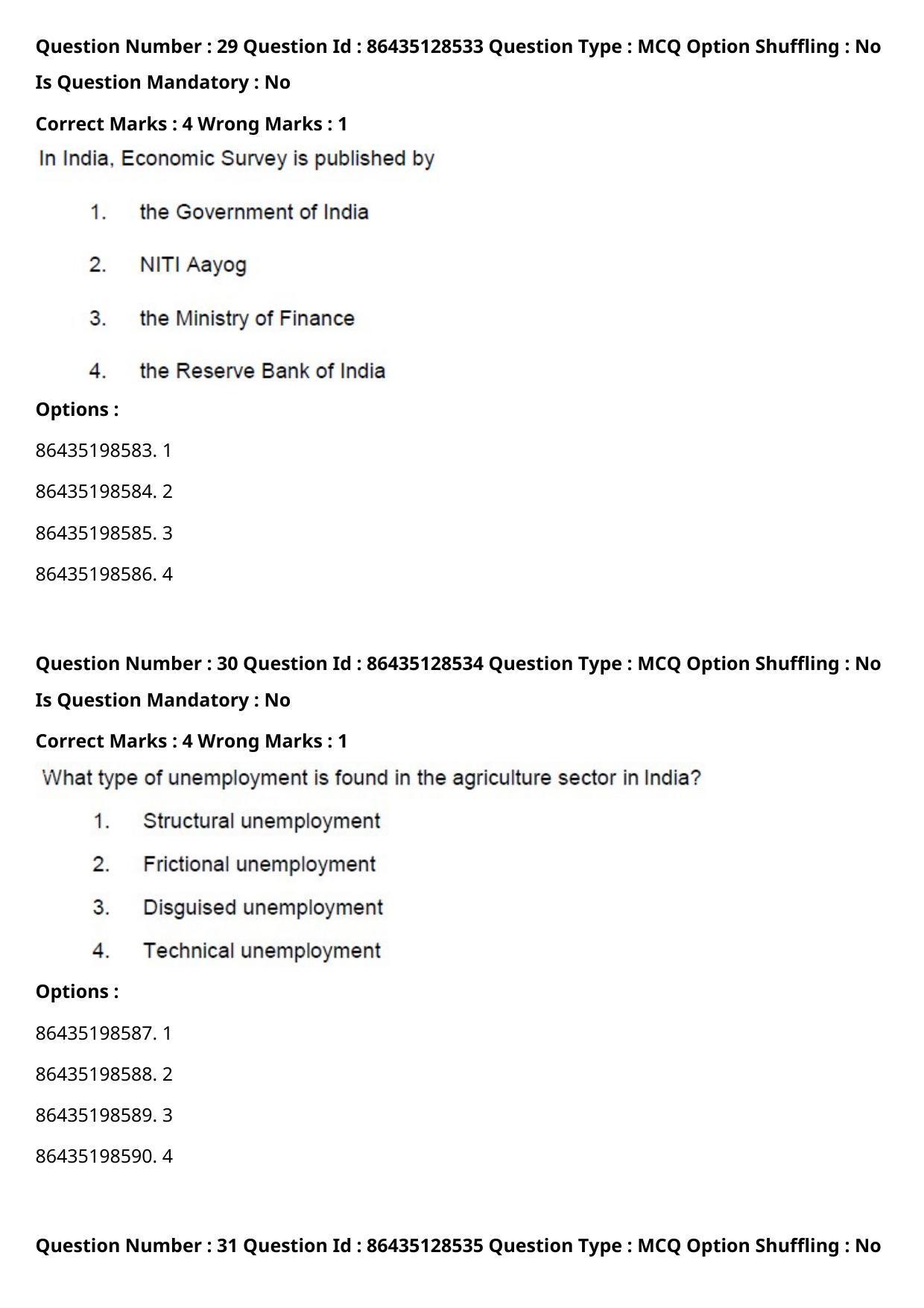 CUET PG 2021 PGQP44 Question Paper - Page 17
