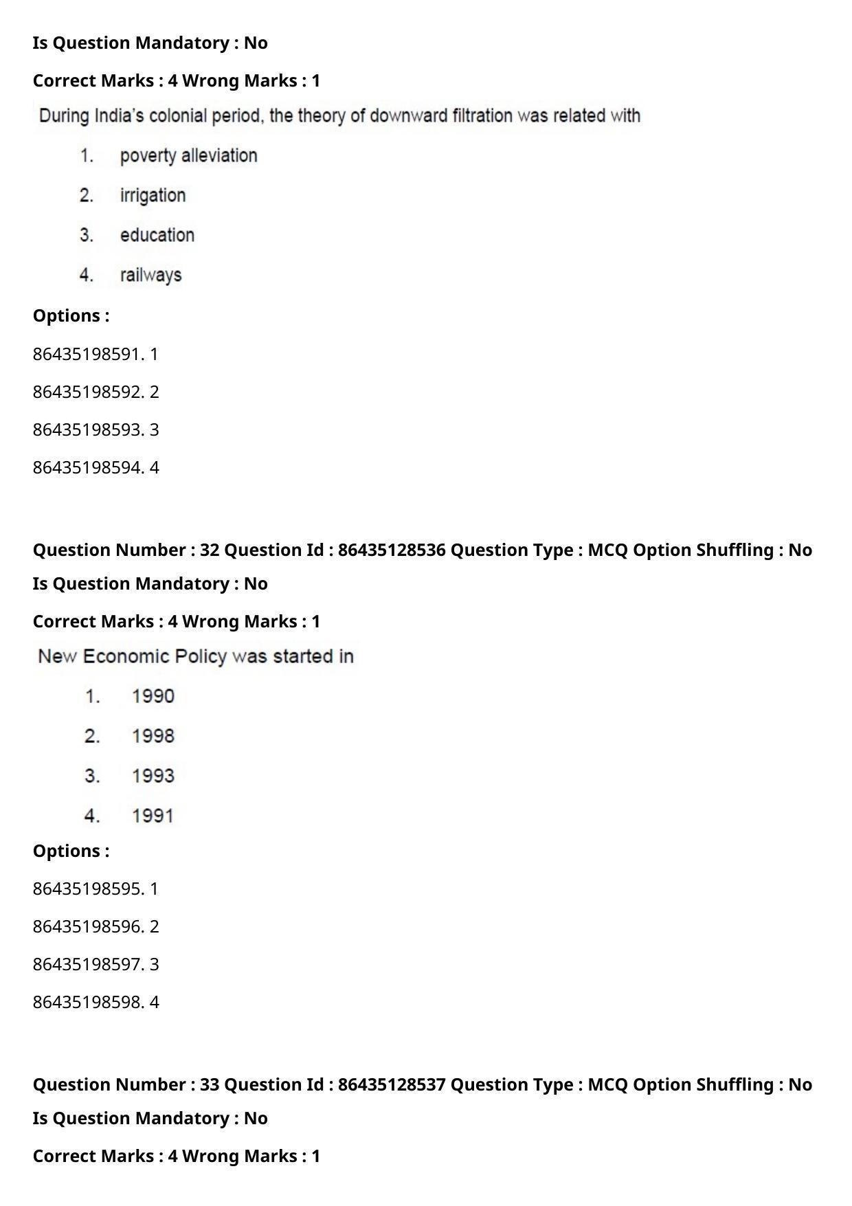 CUET PG 2021 PGQP44 Question Paper - Page 18