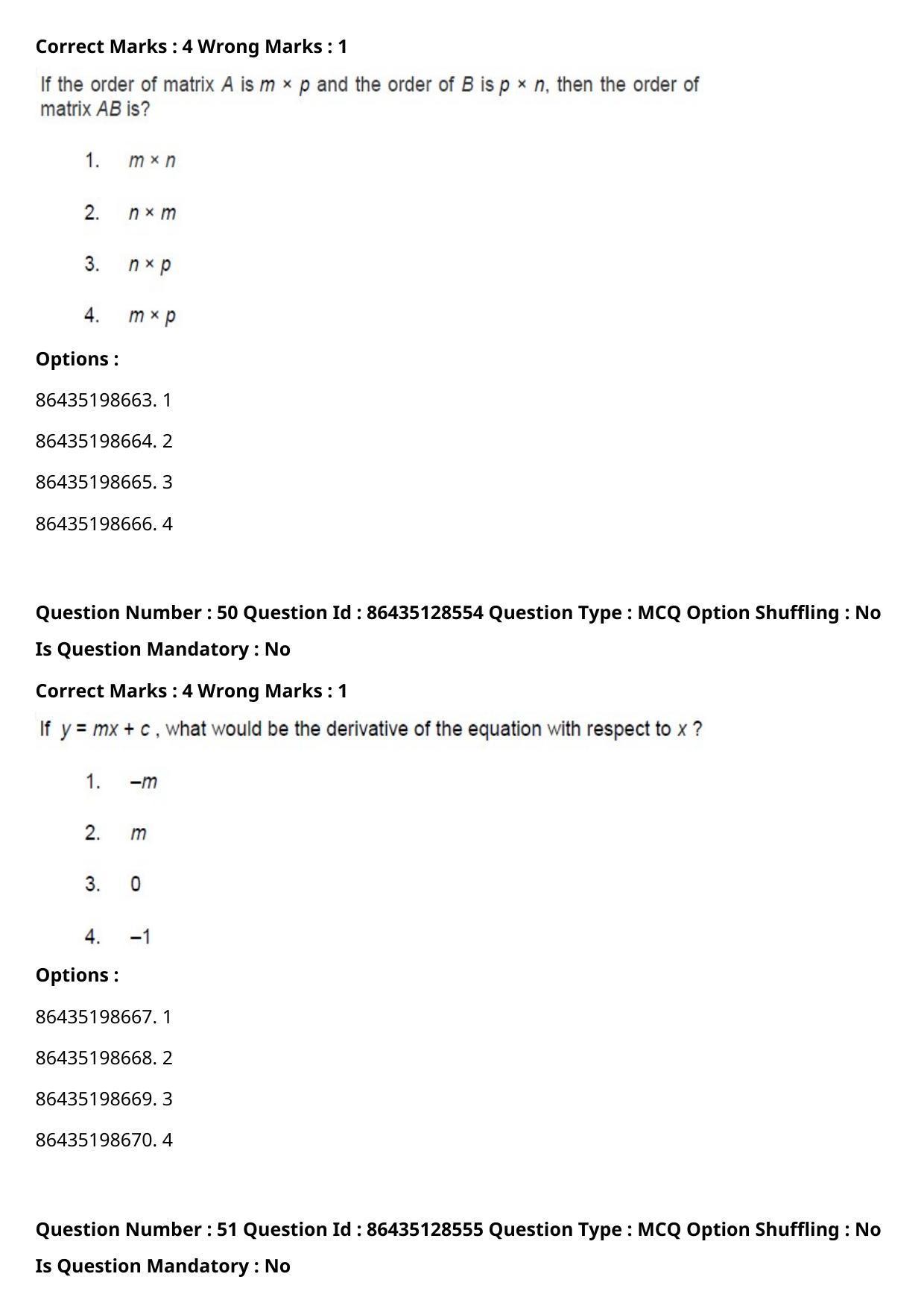 CUET PG 2021 PGQP44 Question Paper - Page 27
