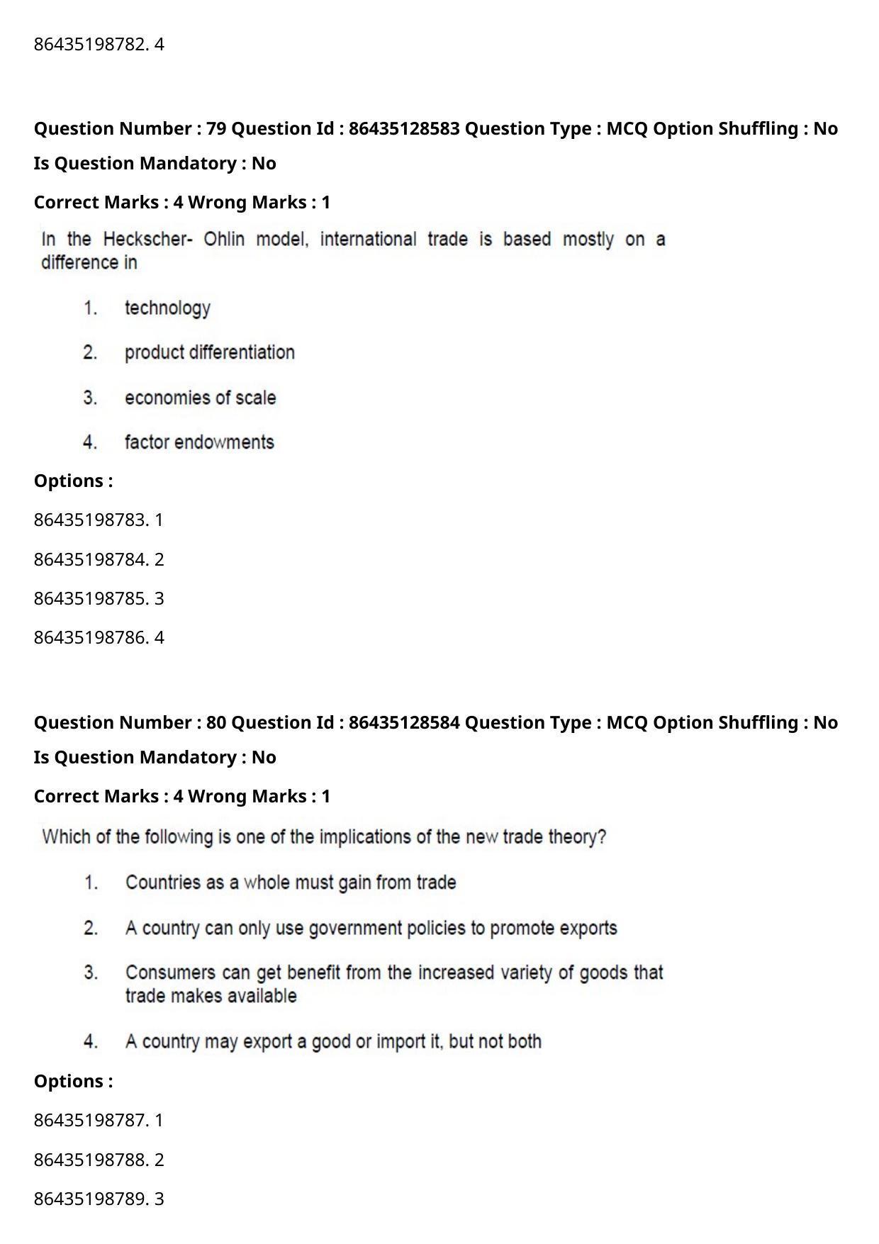 CUET PG 2021 PGQP44 Question Paper - Page 42