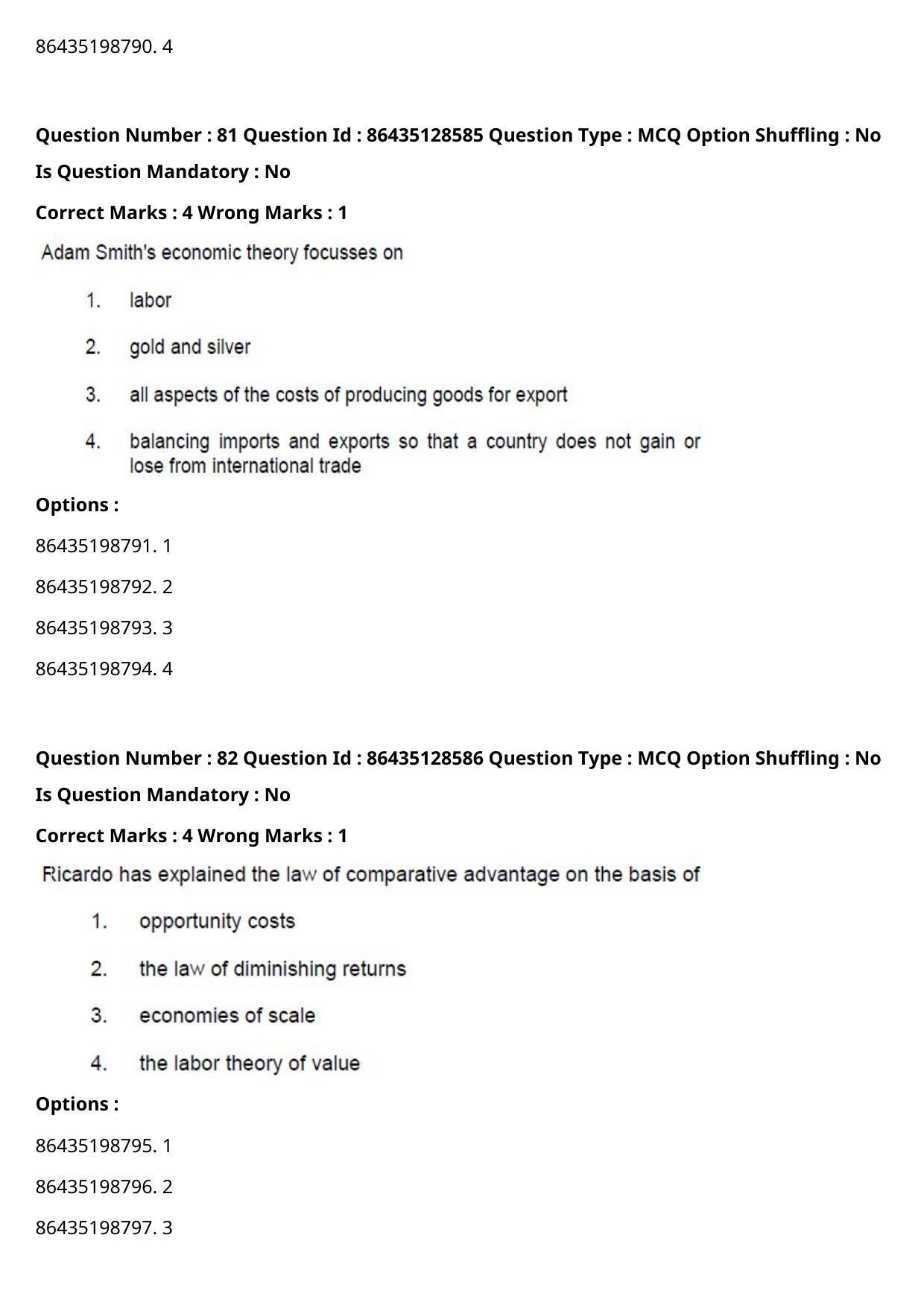 CUET PG 2021 PGQP44 Question Paper - Page 43