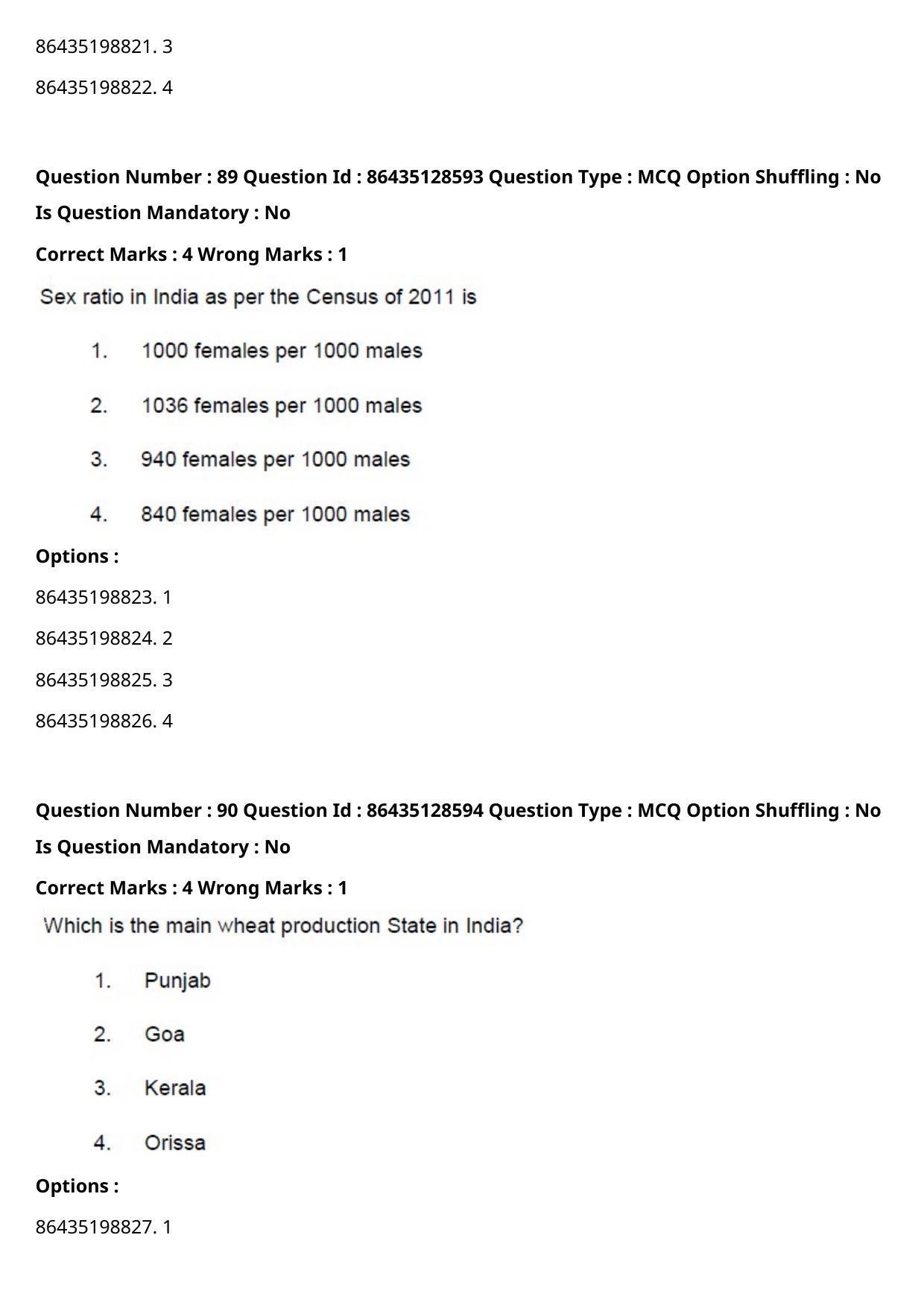 CUET PG 2021 PGQP44 Question Paper - Page 47