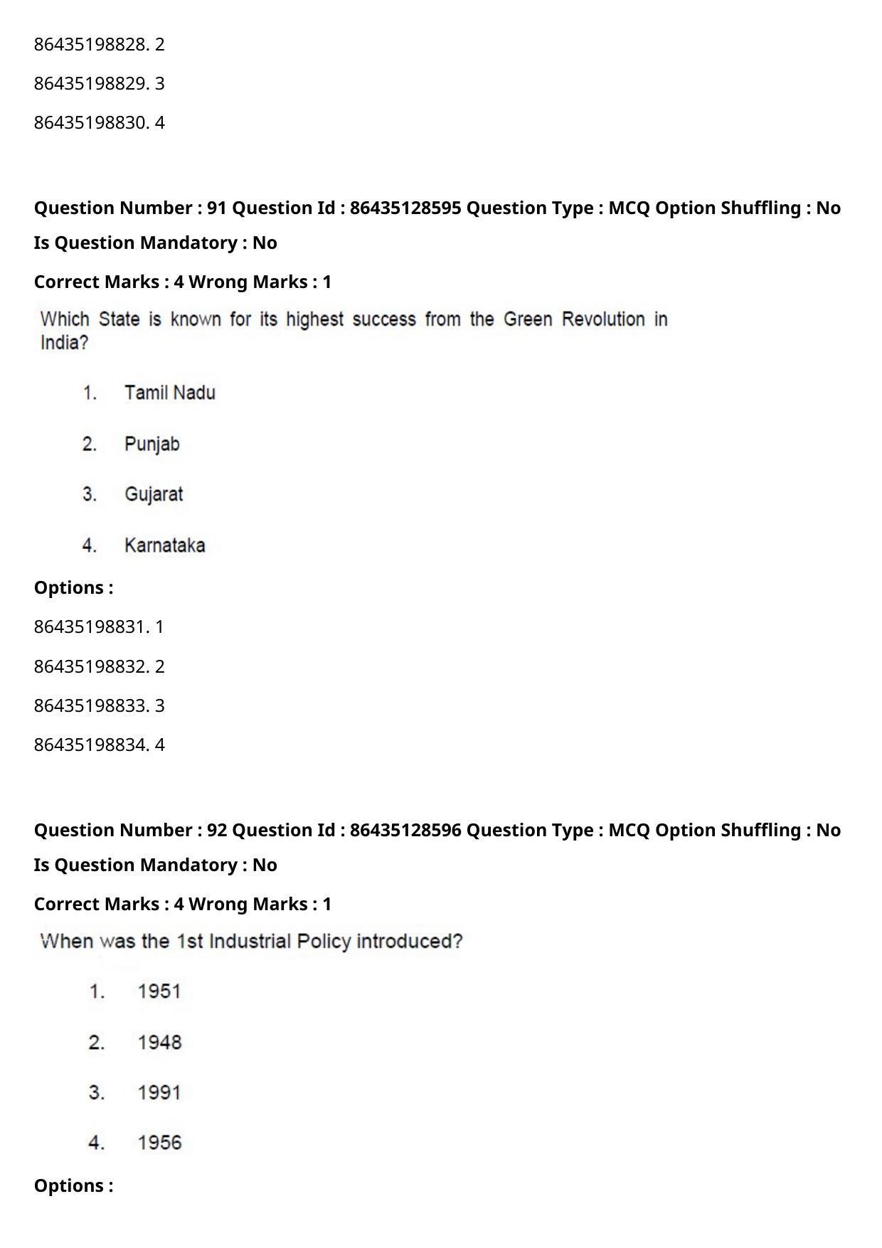 CUET PG 2021 PGQP44 Question Paper - Page 48