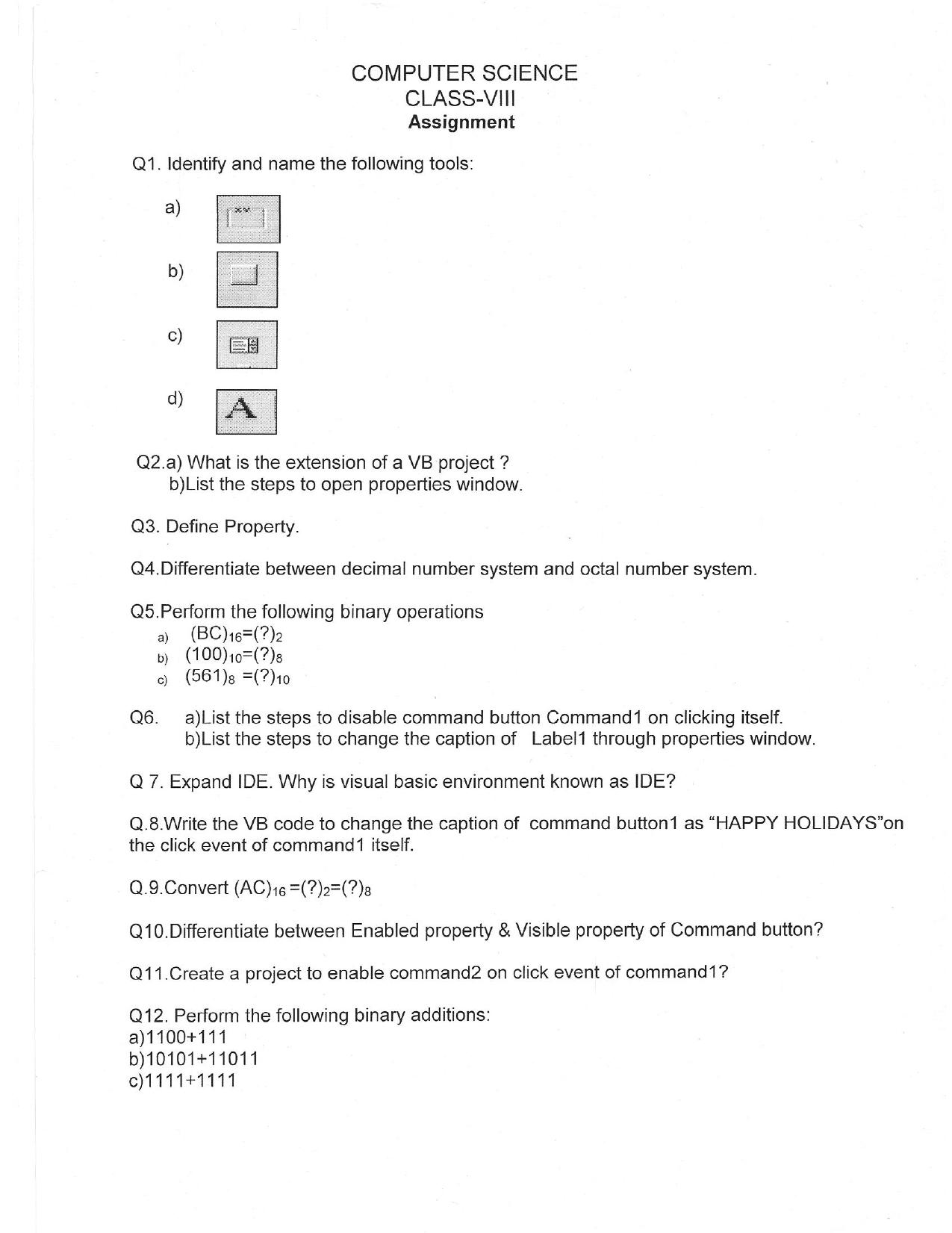 REVISION WORKSHEET CLASS VIII JULY - Page 13