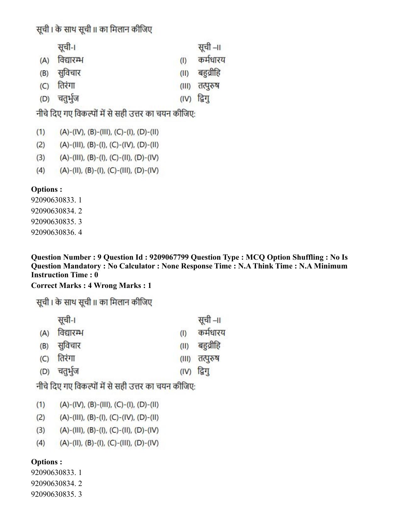 CUET PG 2023: ACQP20 – Samveda (Hindi)-Shift 2 (08-06-2023) Question Paper - Page 16