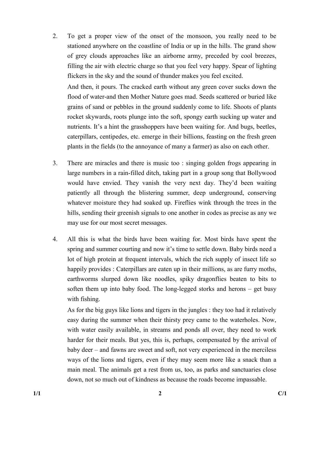 CBSE Class 12 1-1 (English Core) 2018 Compartment Question Paper - Page 2