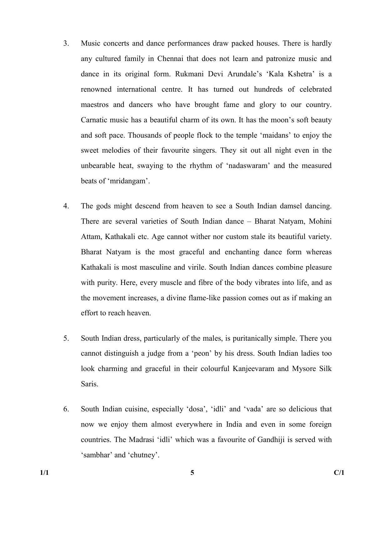 CBSE Class 12 1-1 (English Core) 2018 Compartment Question Paper - Page 5