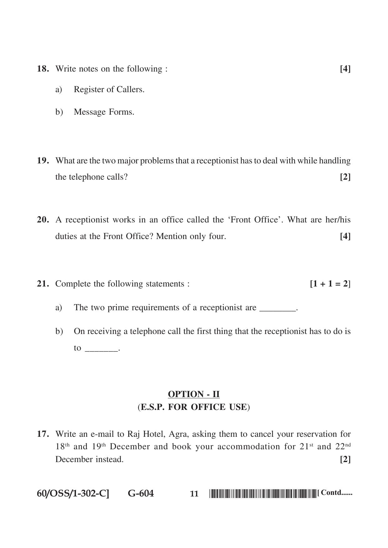 NIOS Jan-Feb 2021 Class 12 English (SET C) Question Paper - Page 11