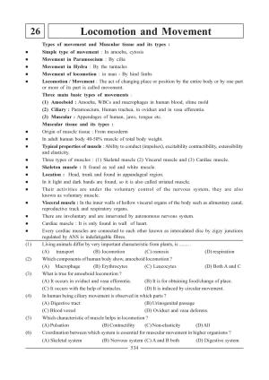 GSEB HSC Biology Question Paper (English Medium)- Chapter 26