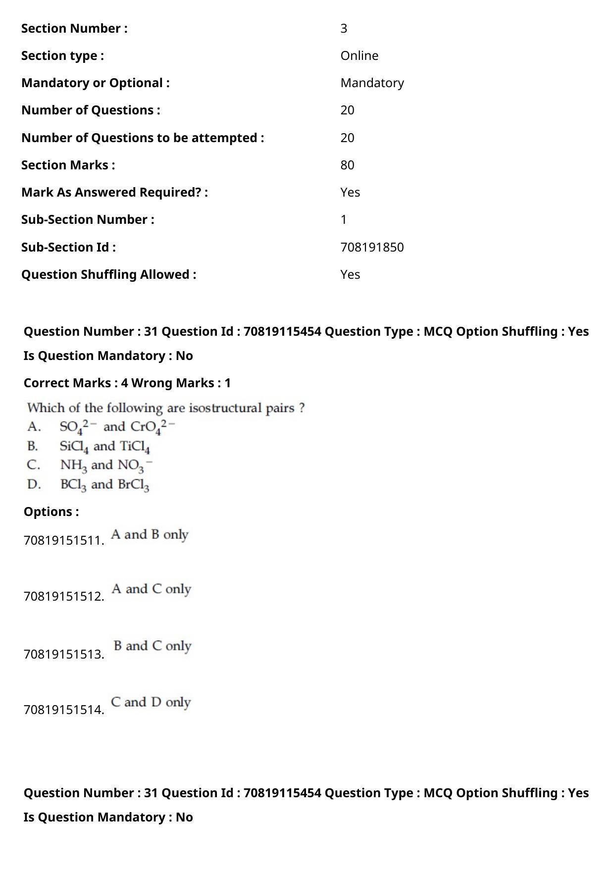 JEE Mains 2021: BTech Bengali (Shift 1) 24-02-2021 Question Paper - Page 37