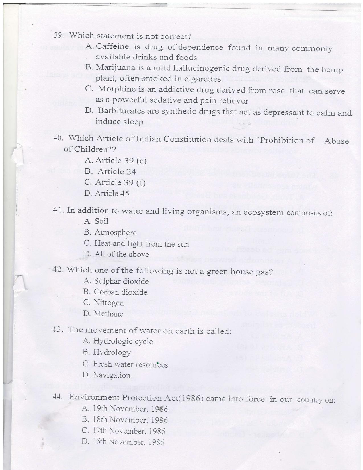 KUET 2024 Integrated B.Ed M.Ed Question Paper - Page 9