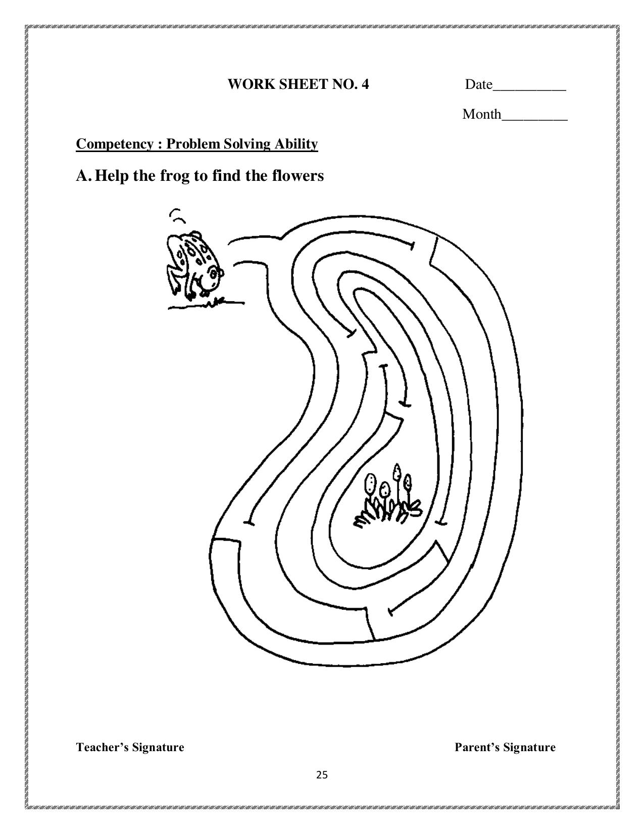 Worksheet for Class 4 Maths The Way the World Looks Assignment 2 - Page 1