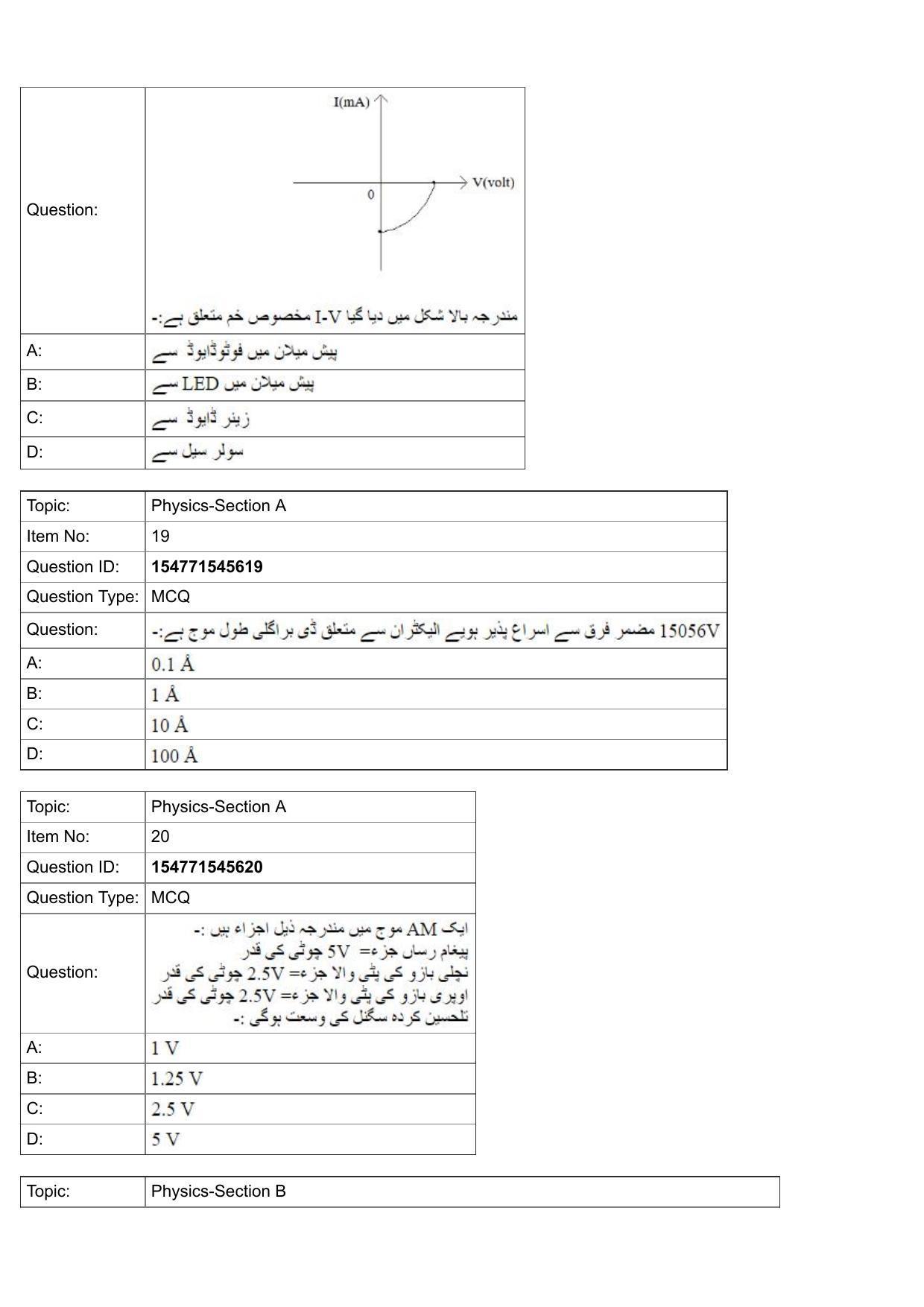 JEE Mains 2022: BTech Urdu (Shift 2) 30-07-2022 Question Paper - Page 8