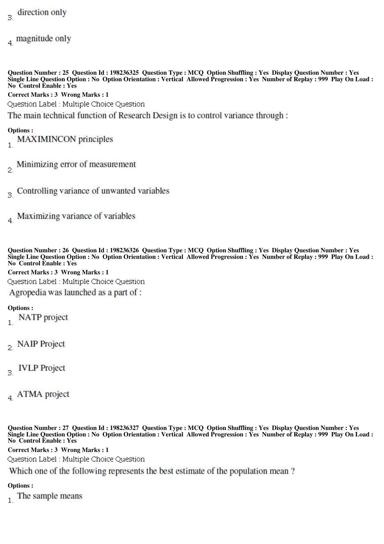 BHU RET Plant Physiology 2019 Question Paper - Page 10