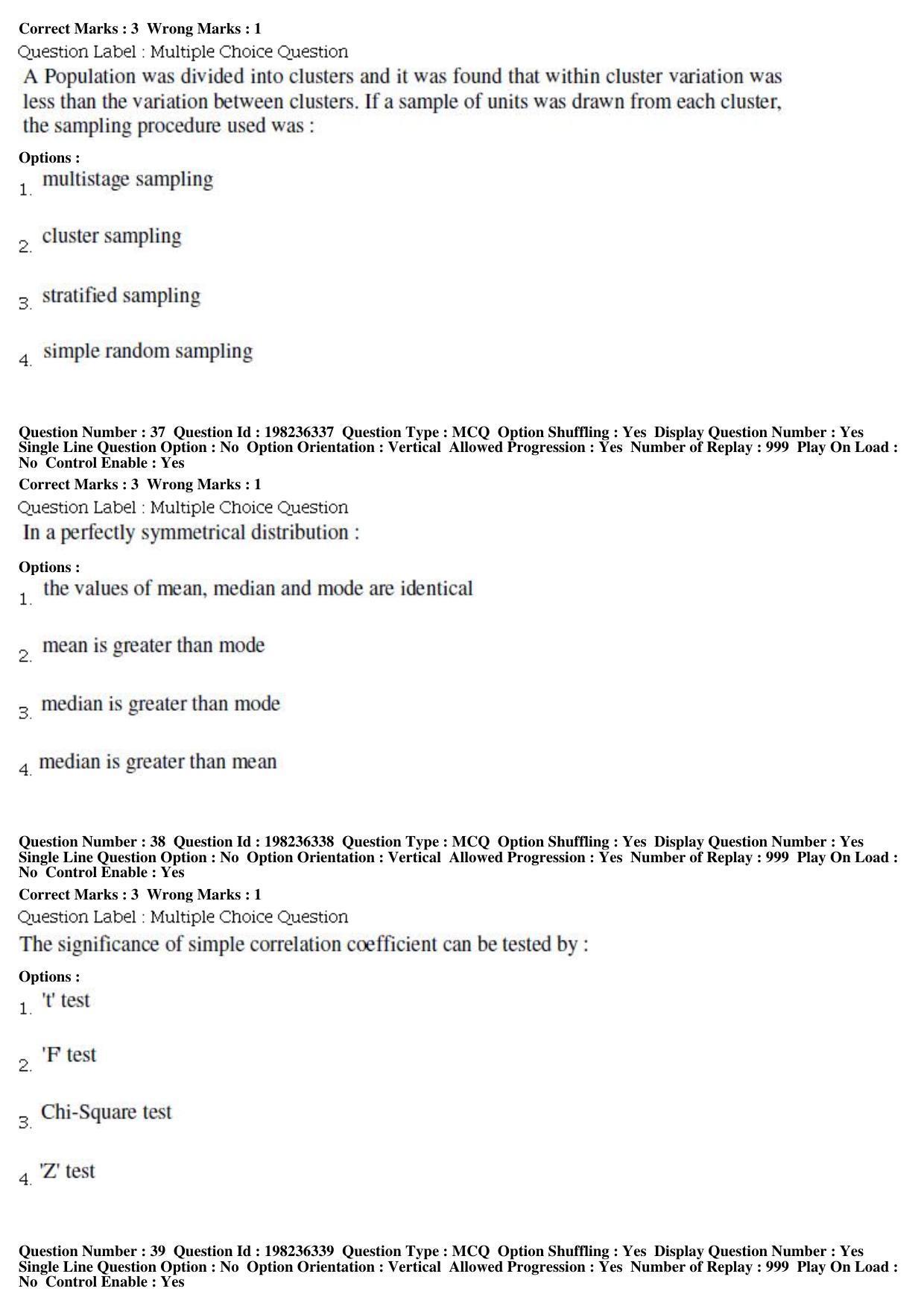 BHU RET Plant Physiology 2019 Question Paper - Page 14