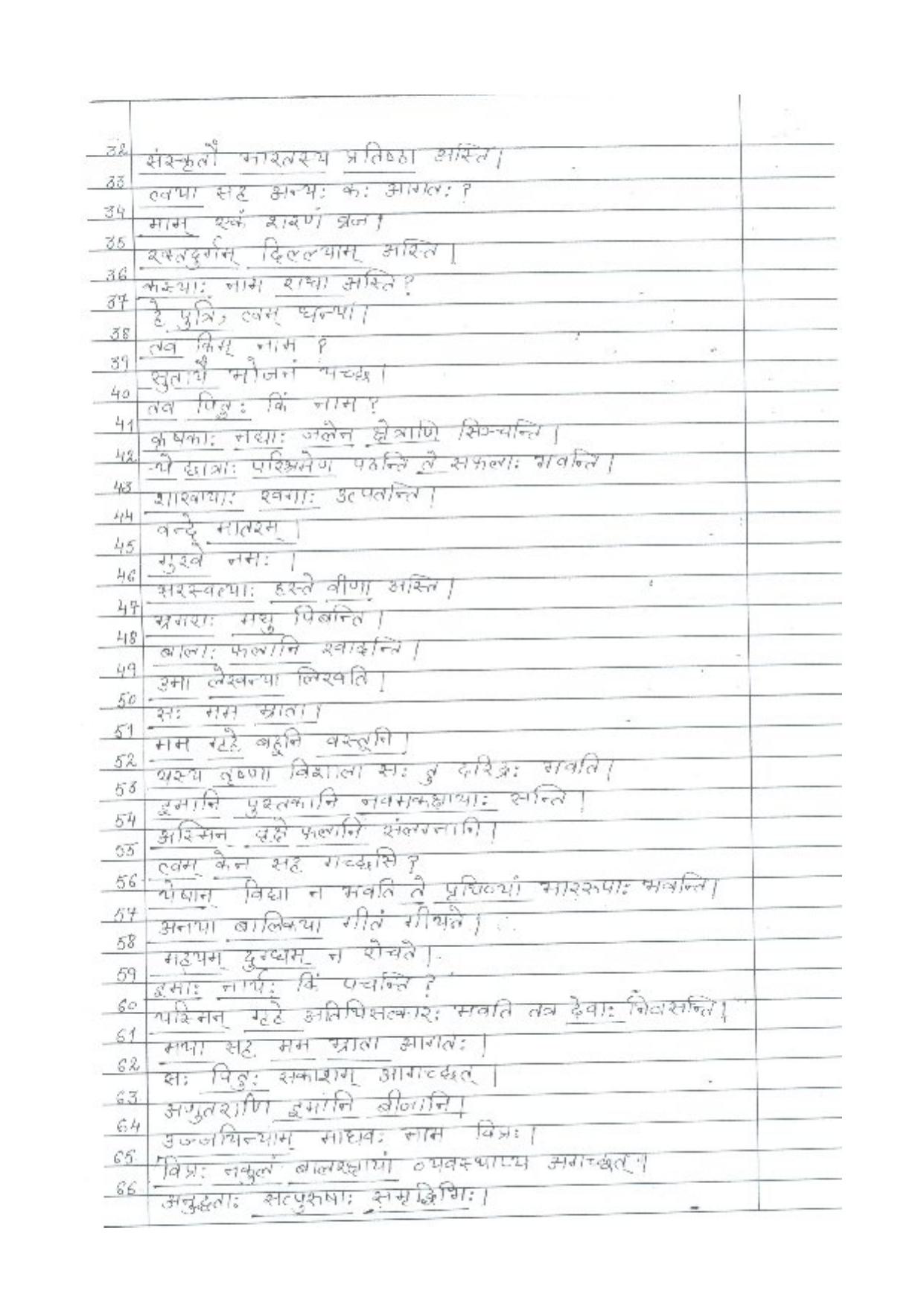 CBSE Worksheets for Class 9 Sanskrit Assignment 3 - Page 2