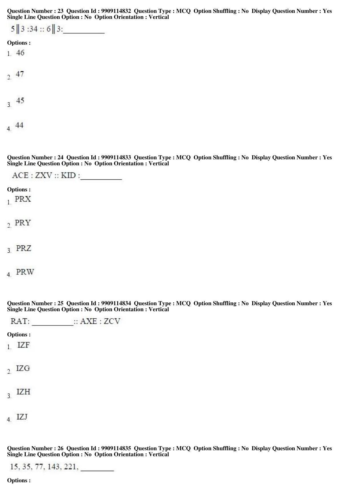 AP ICET 2019 - Shift 2 Question Paper With Preliminary Keys - Page 12