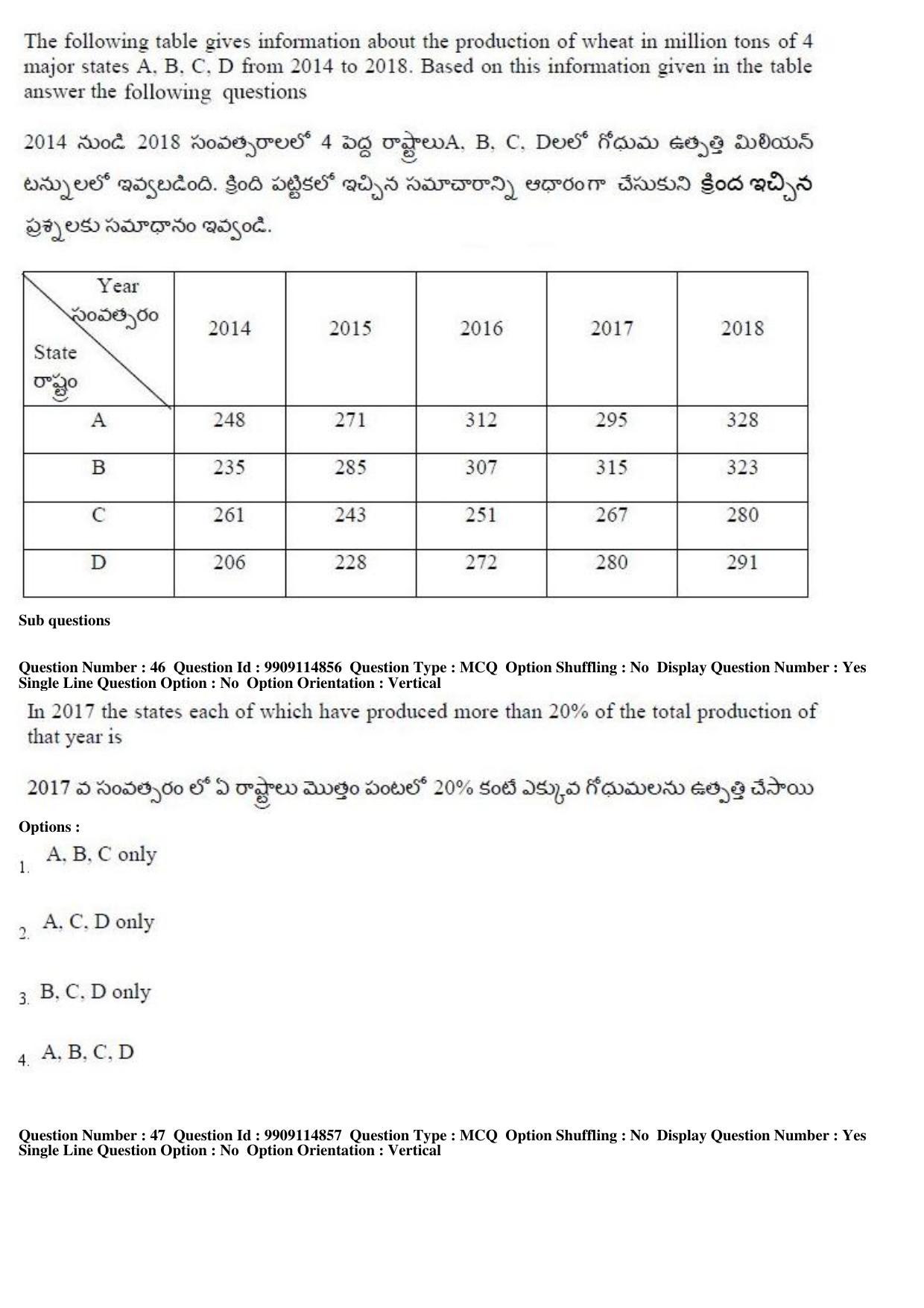 AP ICET 2019 - Shift 2 Question Paper With Preliminary Keys - Page 22