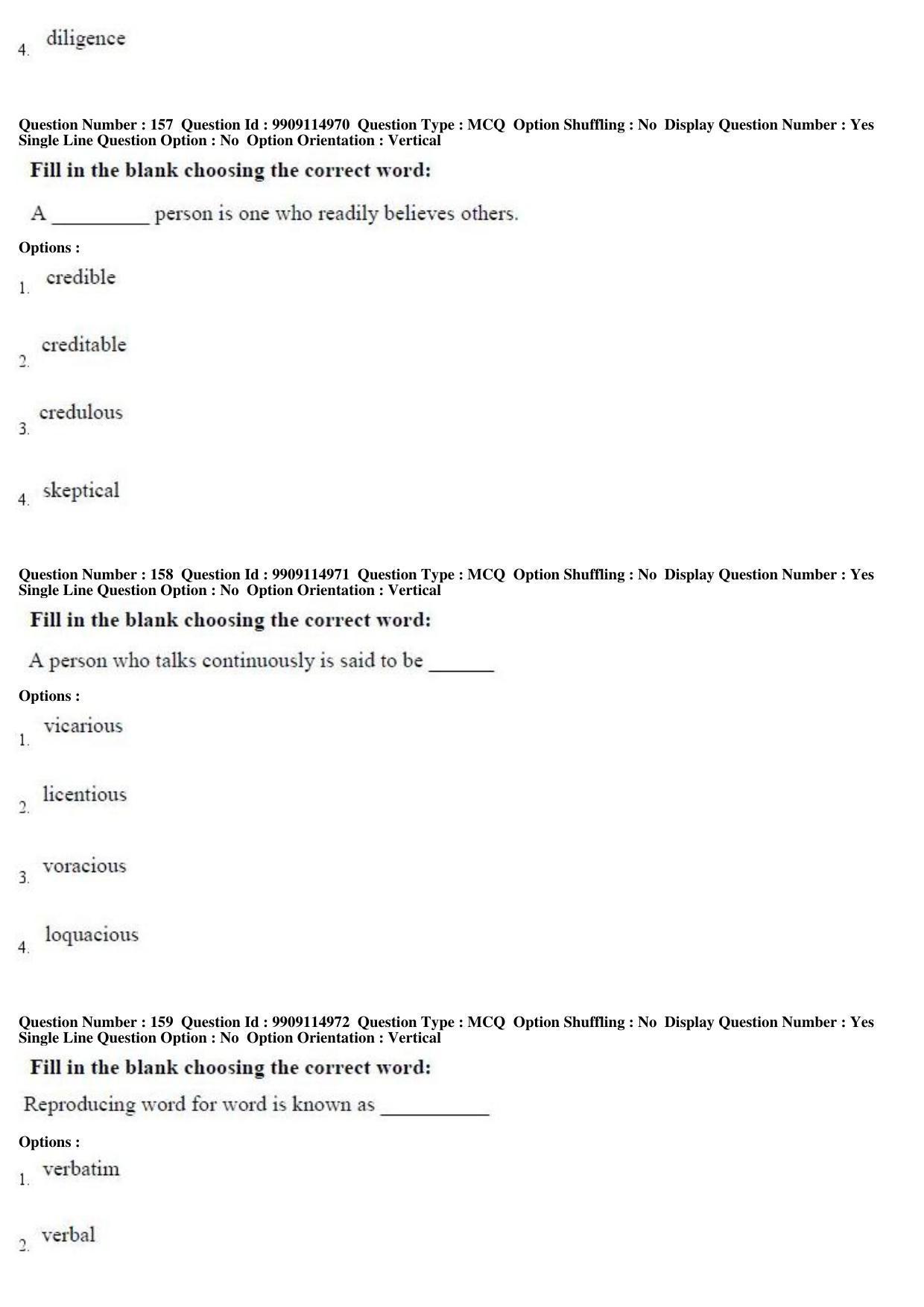 AP ICET 2019 - Shift 2 Question Paper With Preliminary Keys - Page 79