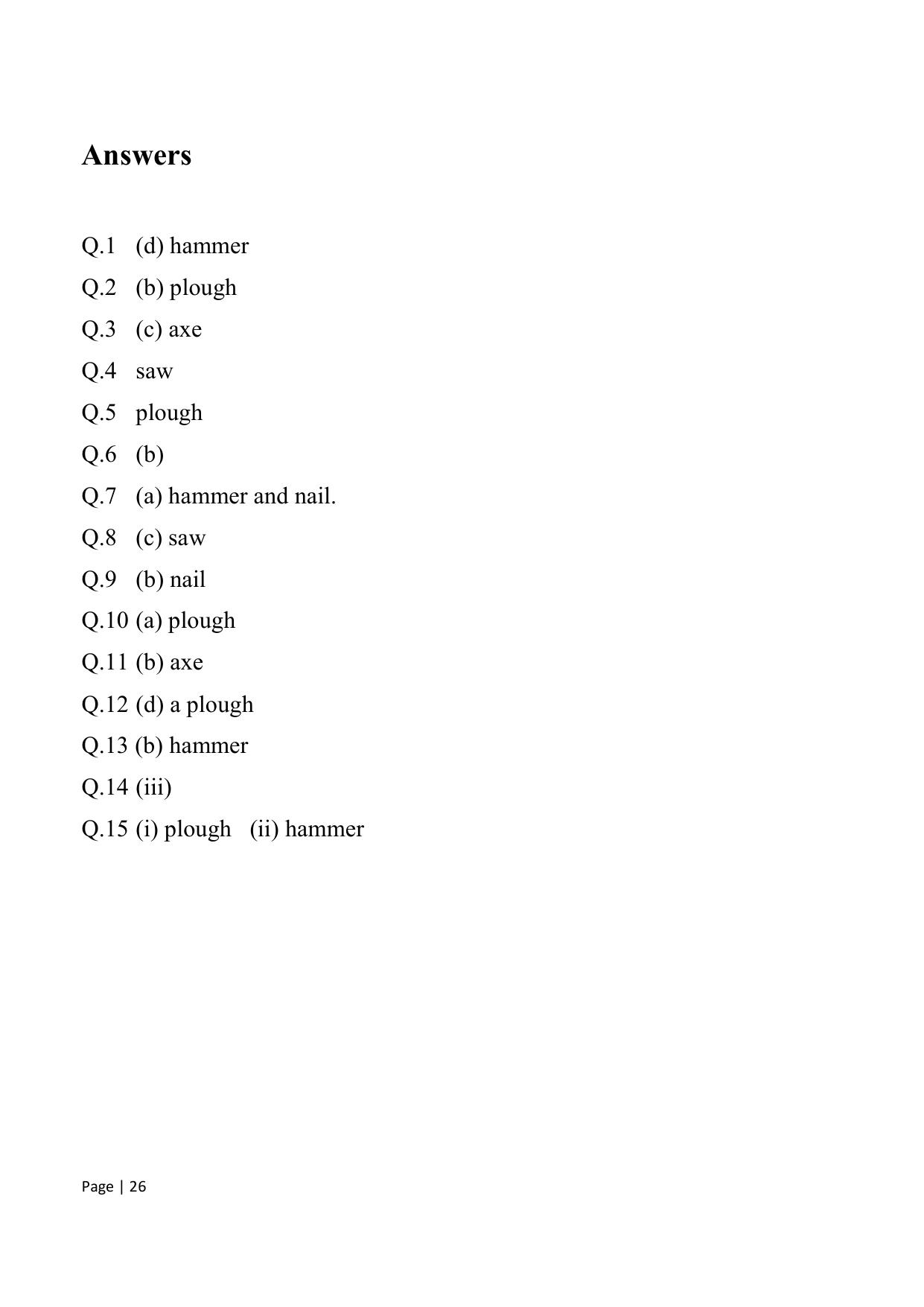 Chhattisgarh Board Class 1 English Question Bank - Page 32
