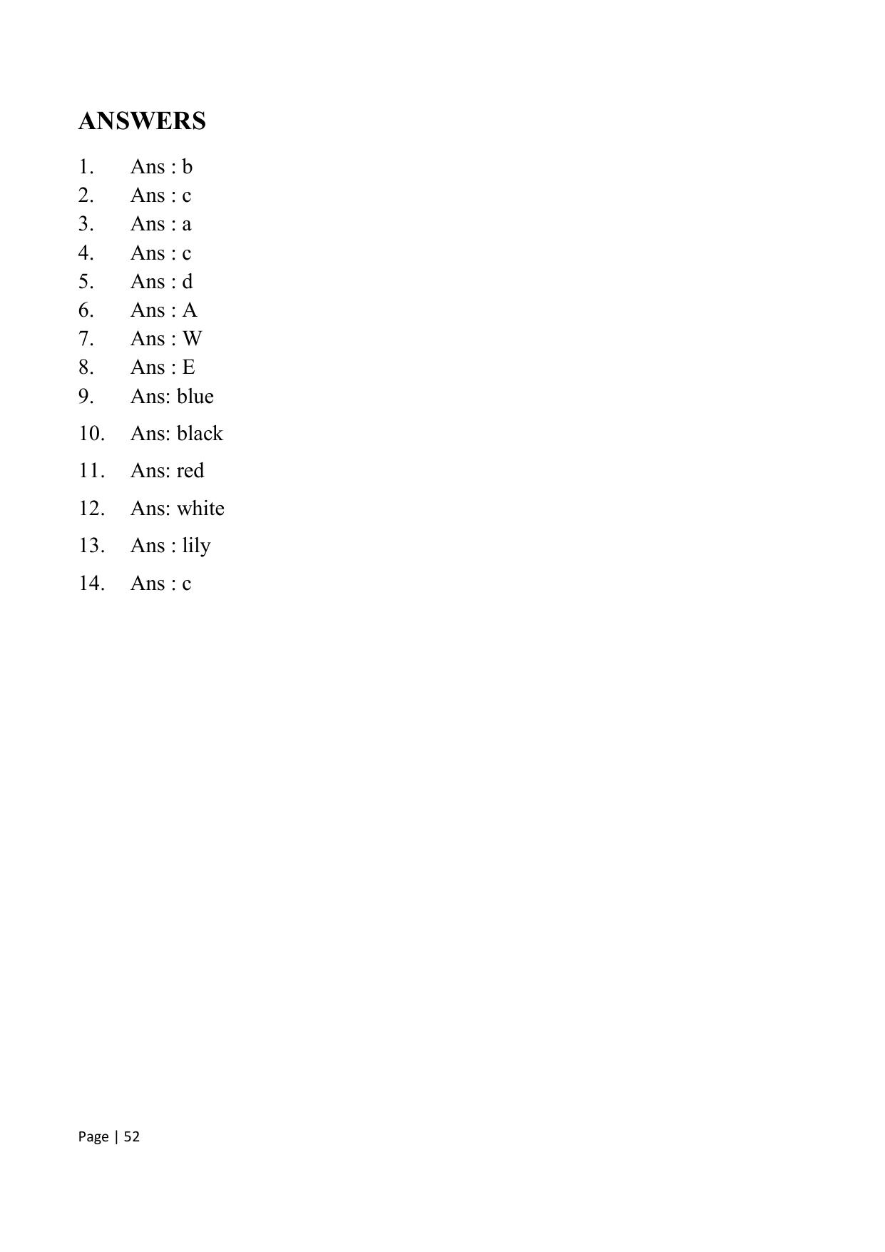Chhattisgarh Board Class 1 English Question Bank - Page 58