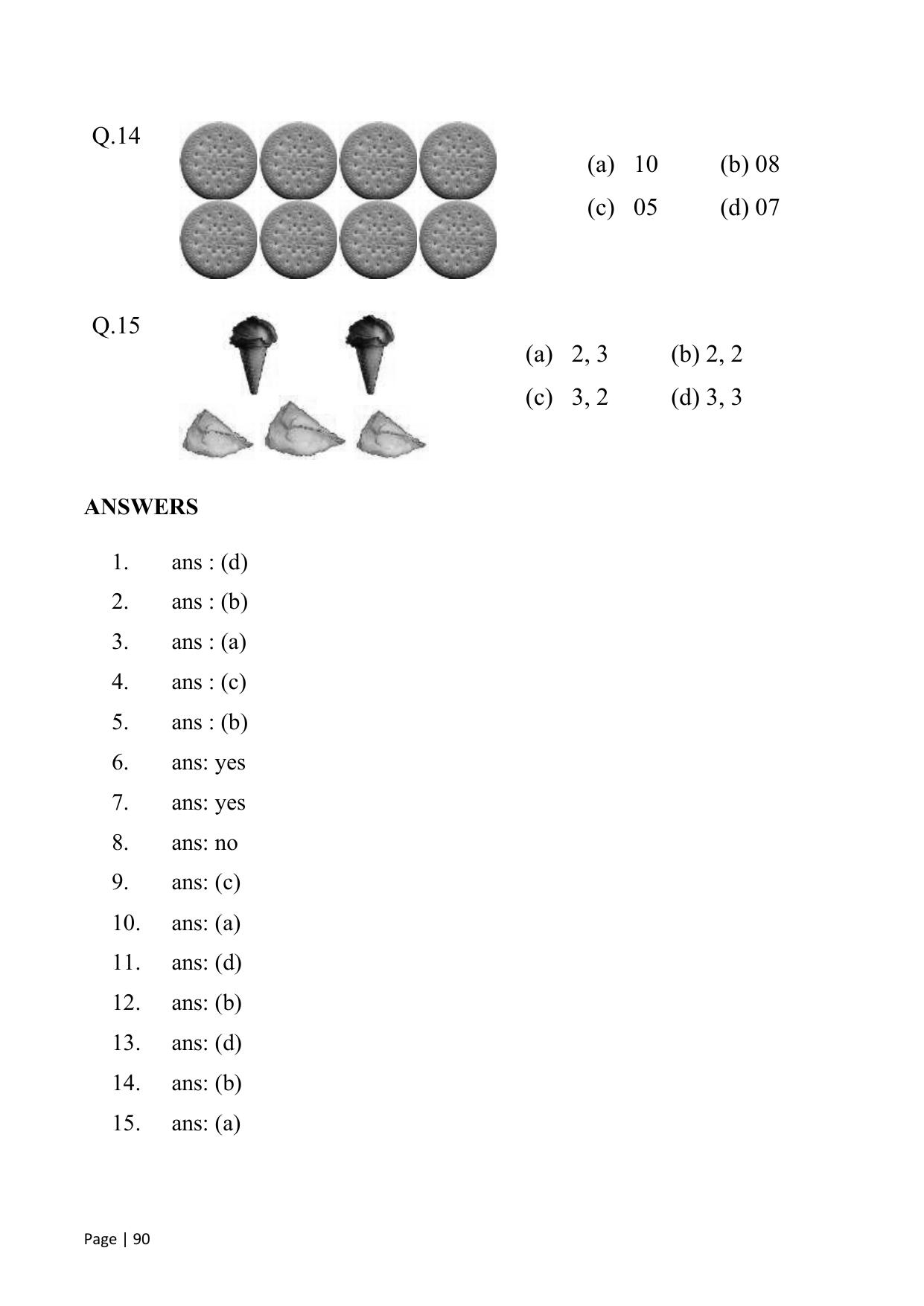 Chhattisgarh Board Class 1 English Question Bank - Page 95