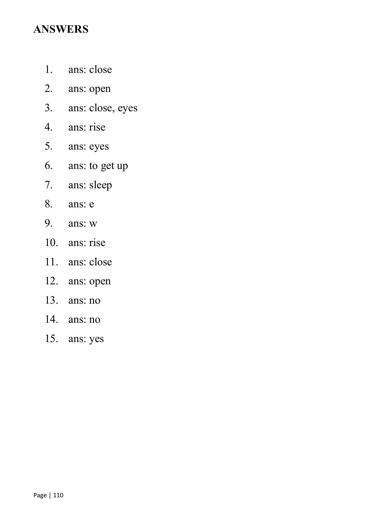 Chhattisgarh Board Class 1 English Question Bank - Page 115