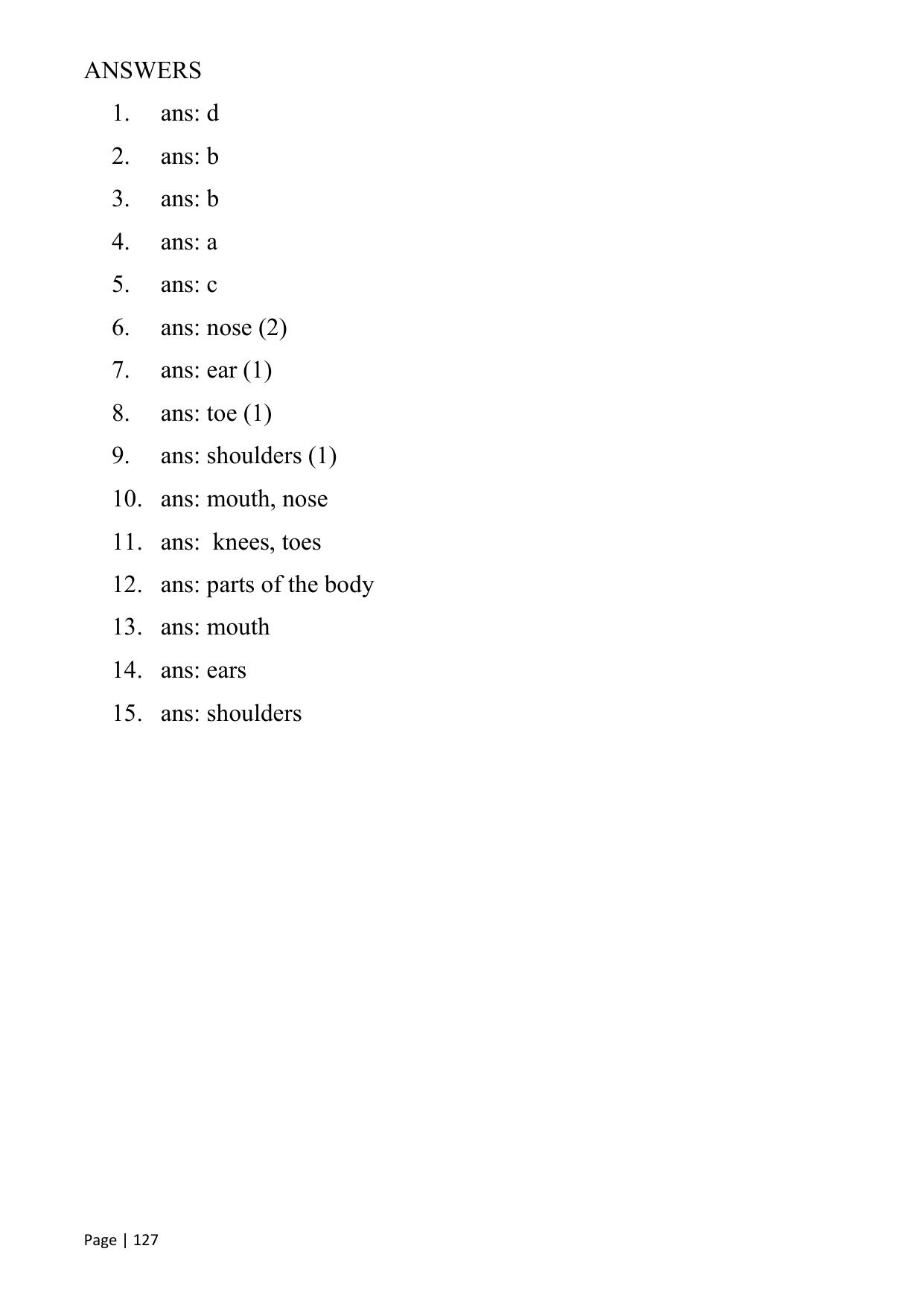 Chhattisgarh Board Class 1 English Question Bank - Page 132