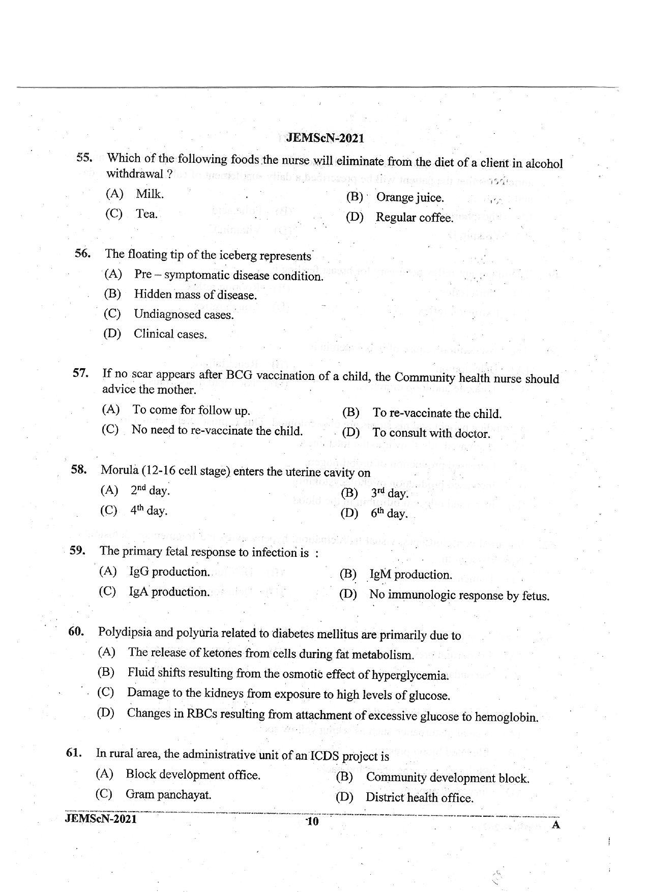 JEMScN Question Papers 2021 - Page 10