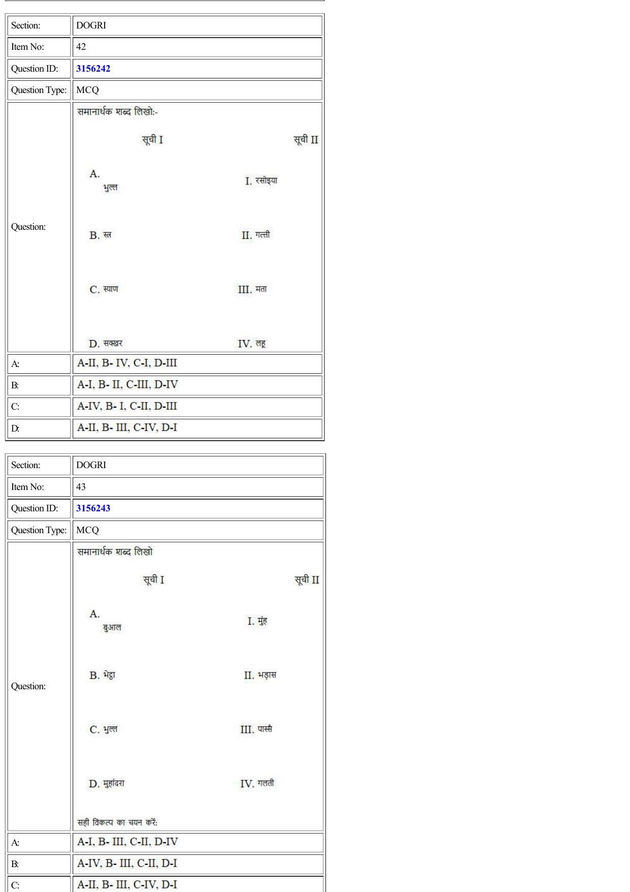 CUET 2022 Question Paper of Dogri - Page 18